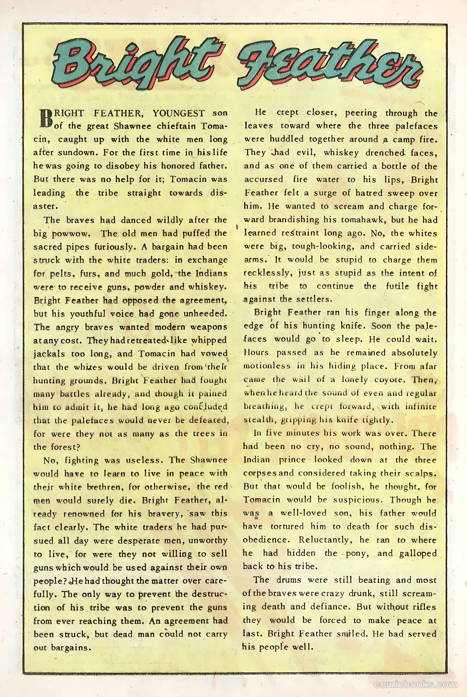 The Hooded Horseman #26 (1952) — page 24 of 36