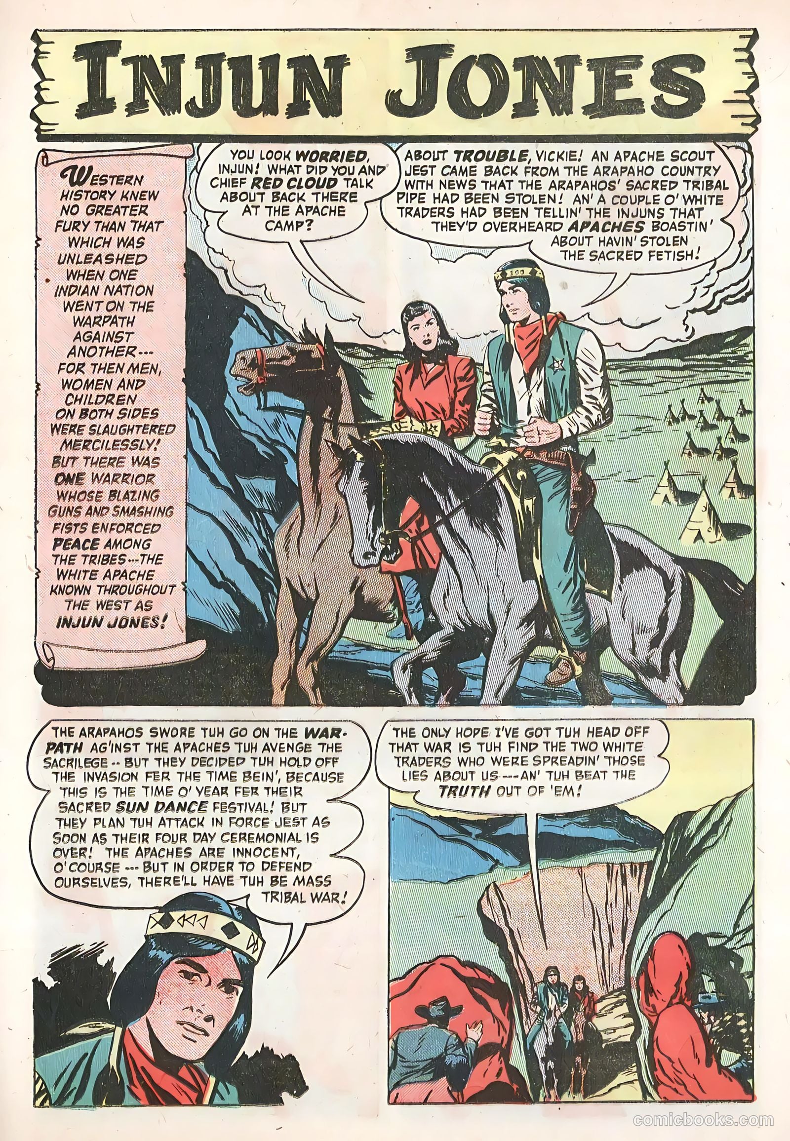 The Hooded Horseman #26 (1952) — page 25 of 36