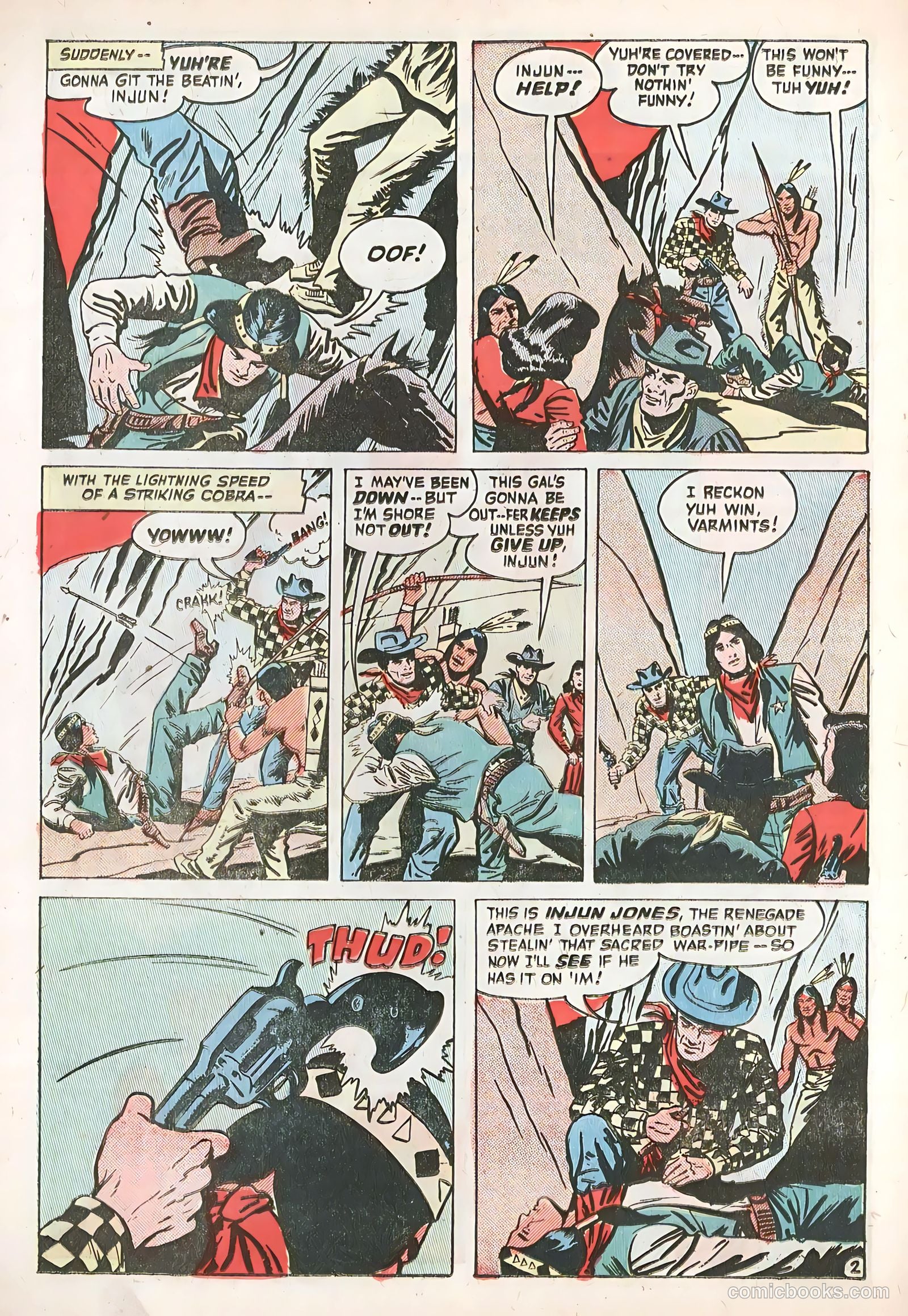 The Hooded Horseman #26 (1952) — page 26 of 36