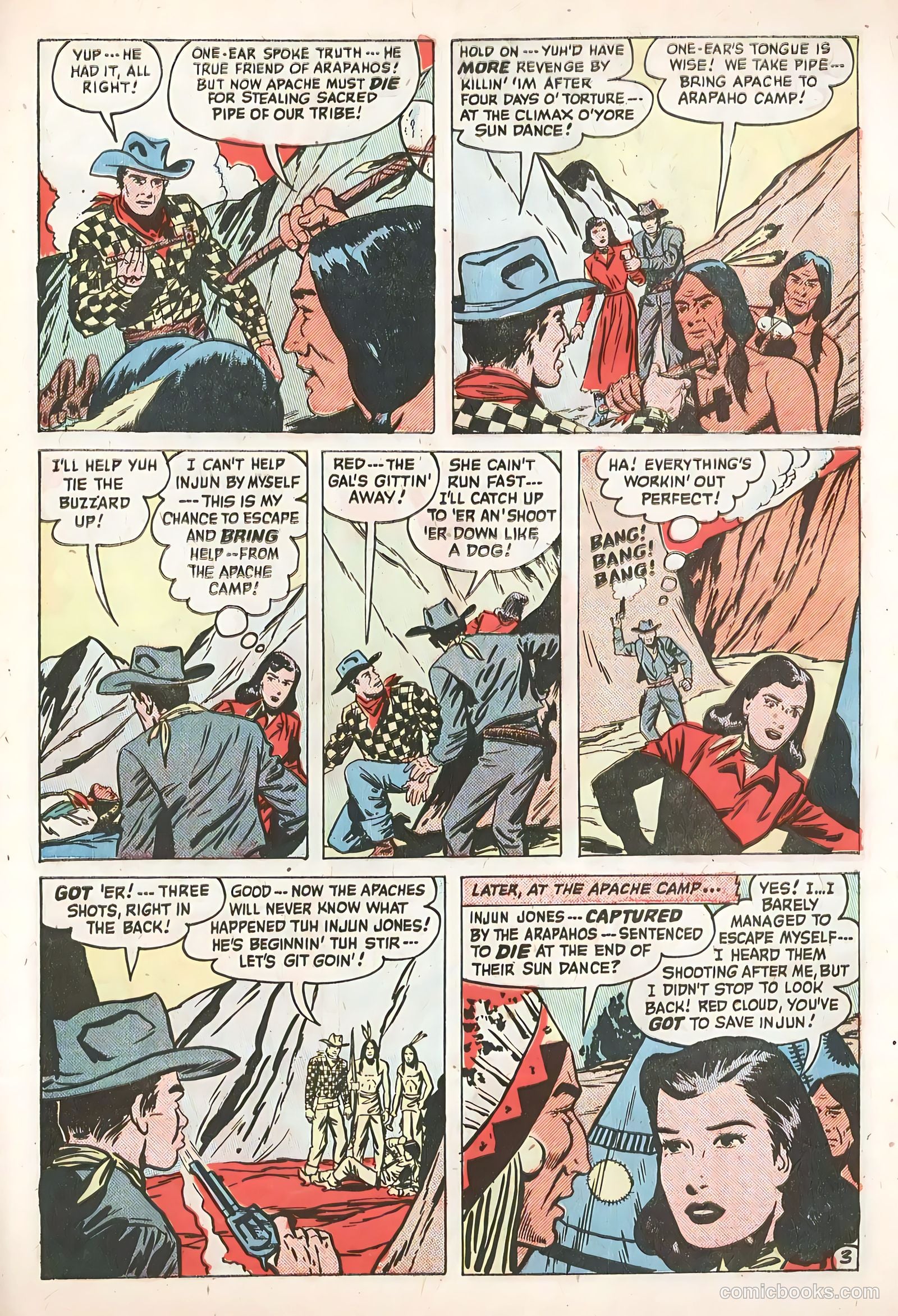 The Hooded Horseman #26 (1952) — page 27 of 36