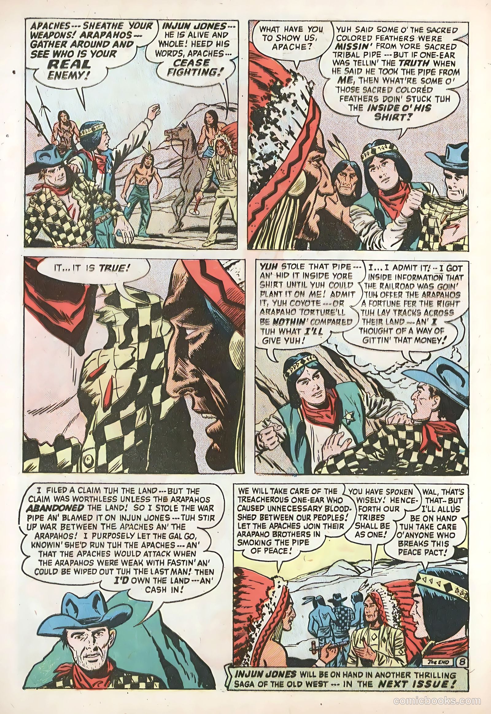The Hooded Horseman #26 (1952) — page 32 of 36