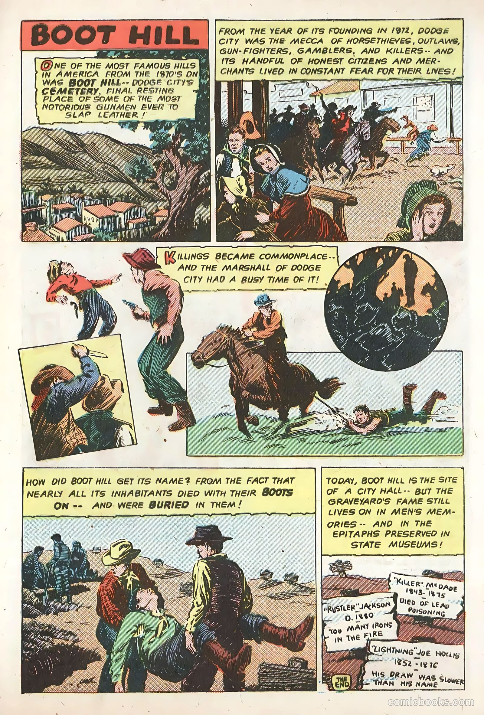 The Hooded Horseman #26 (1952) — page 33 of 36