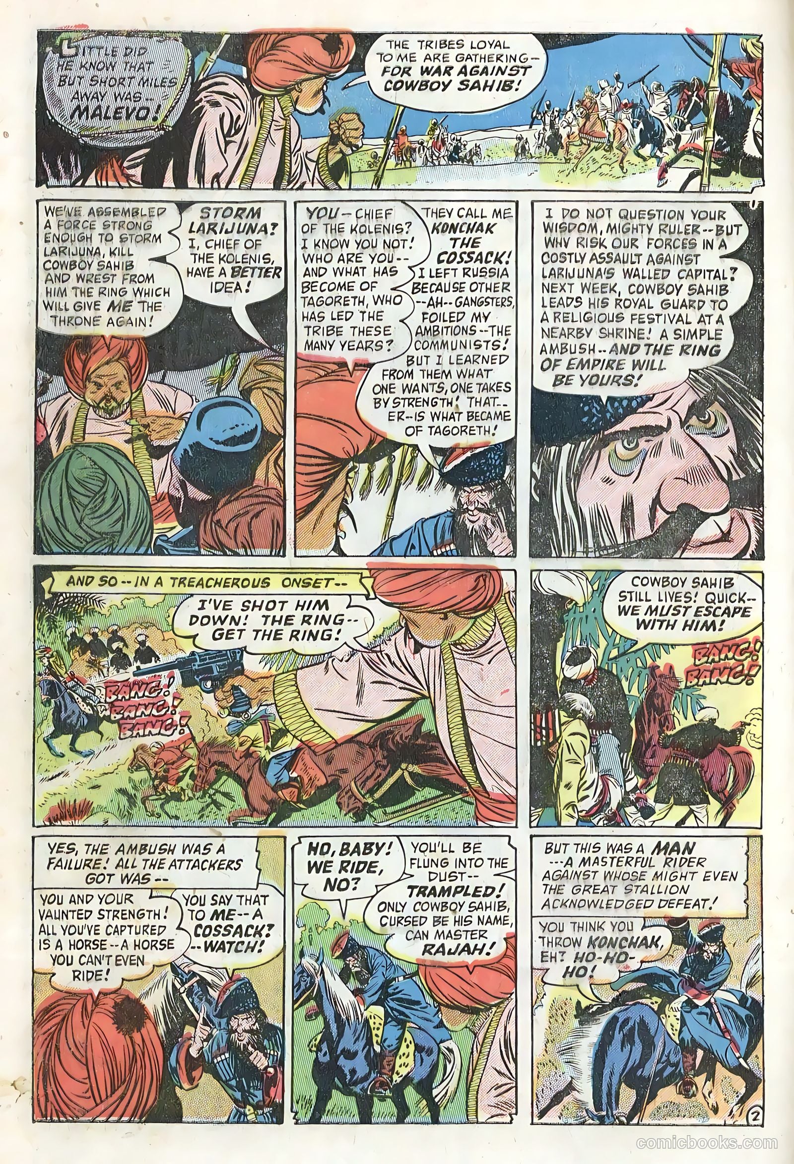 The Hooded Horseman #27 (1953) — page 4 of 36