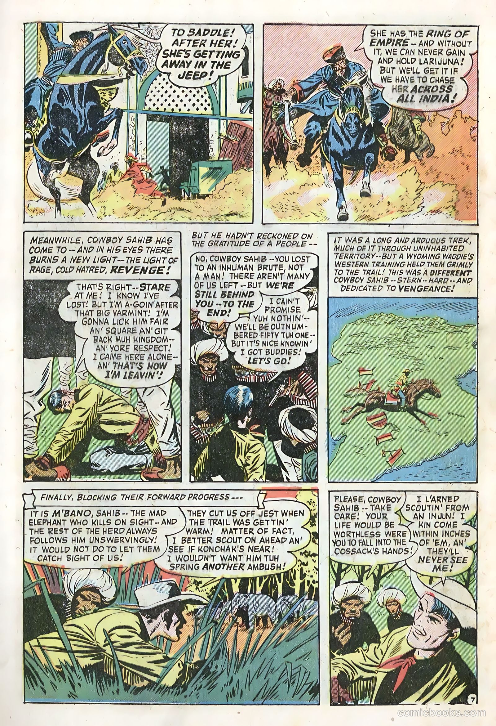 The Hooded Horseman #27 (1953) — page 9 of 36