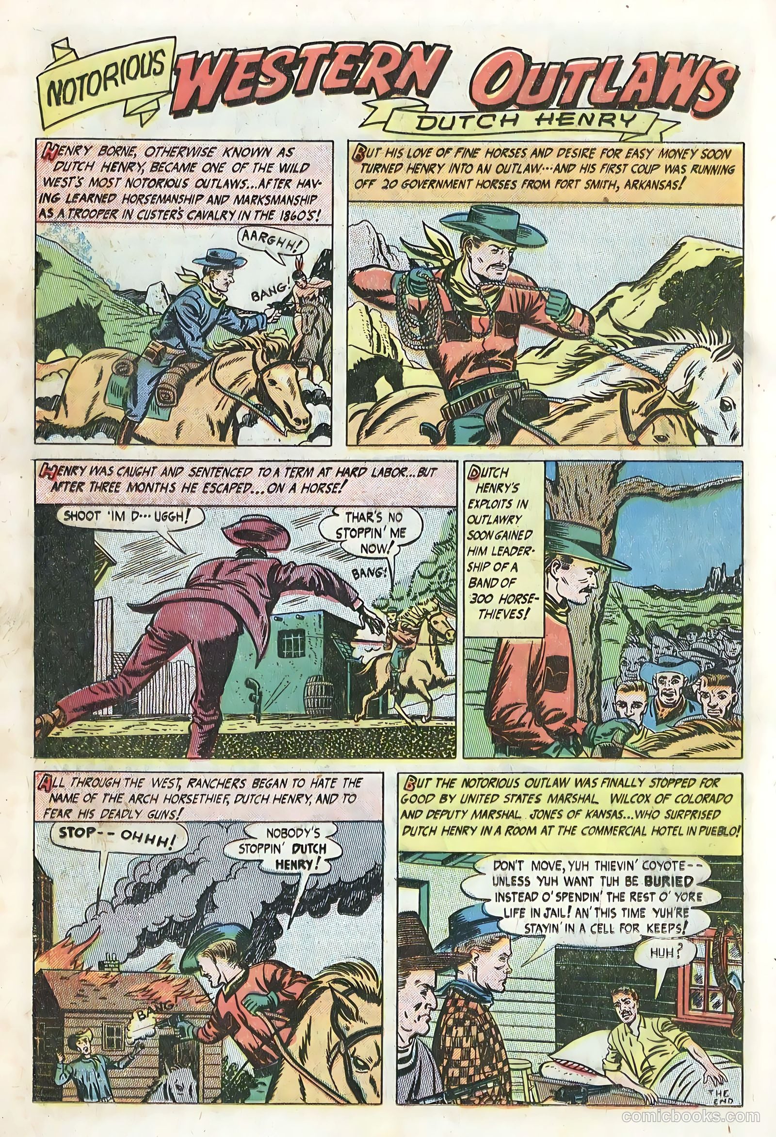 The Hooded Horseman #27 (1953) — page 16 of 36