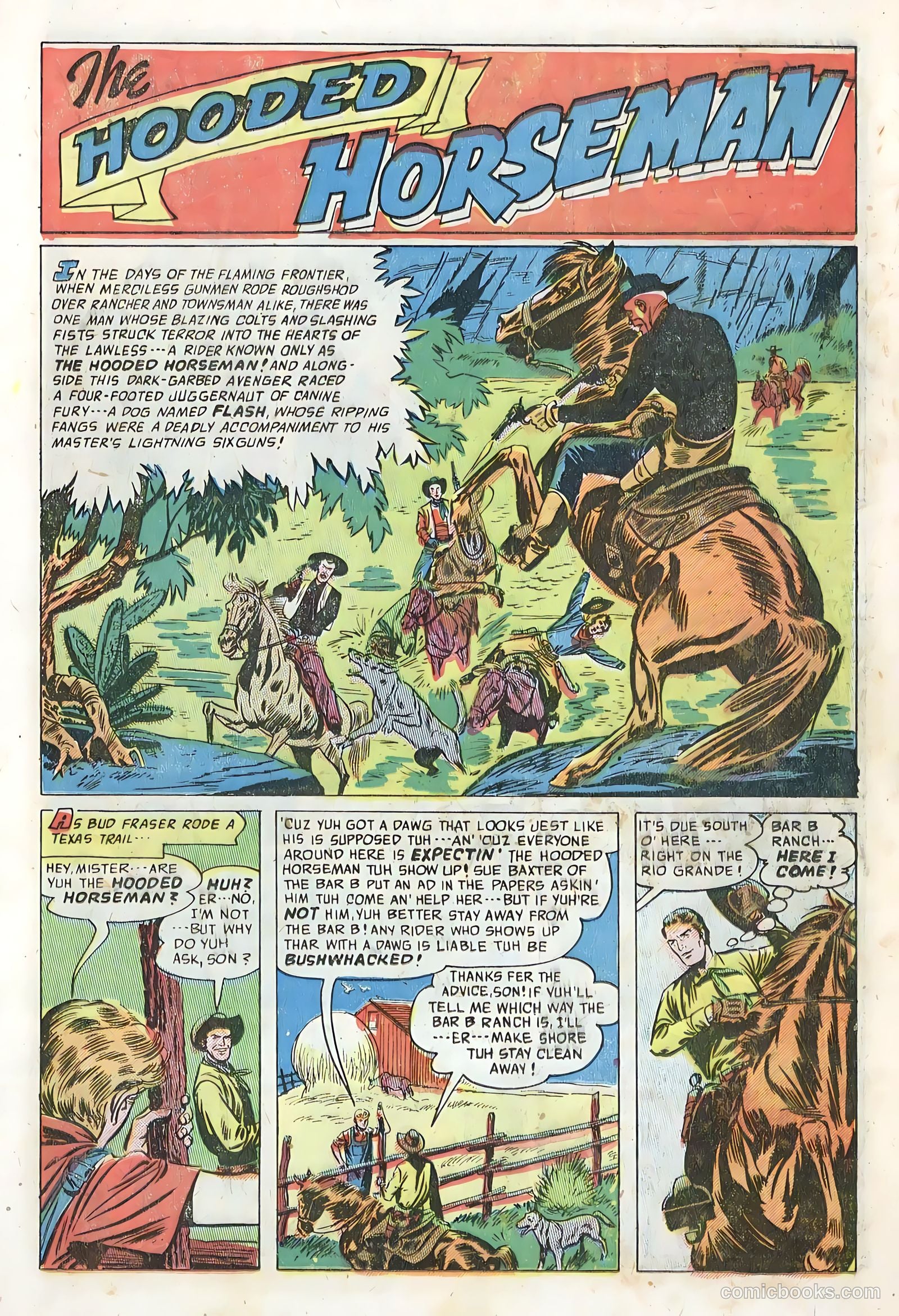The Hooded Horseman #27 (1953) — page 17 of 36