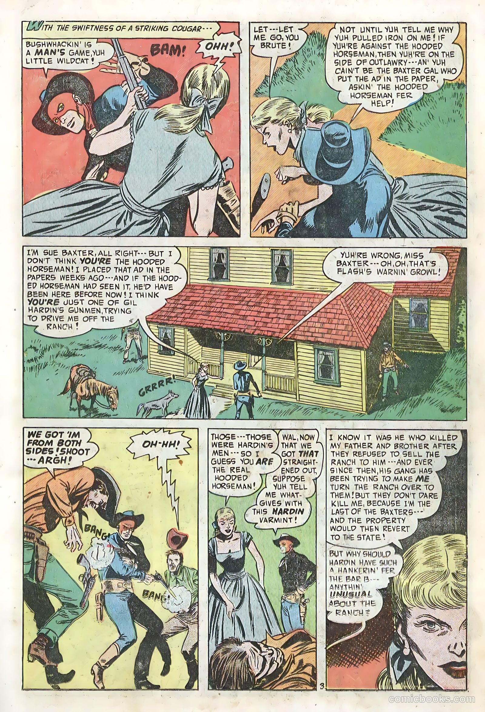 The Hooded Horseman #27 (1953) — page 19 of 36