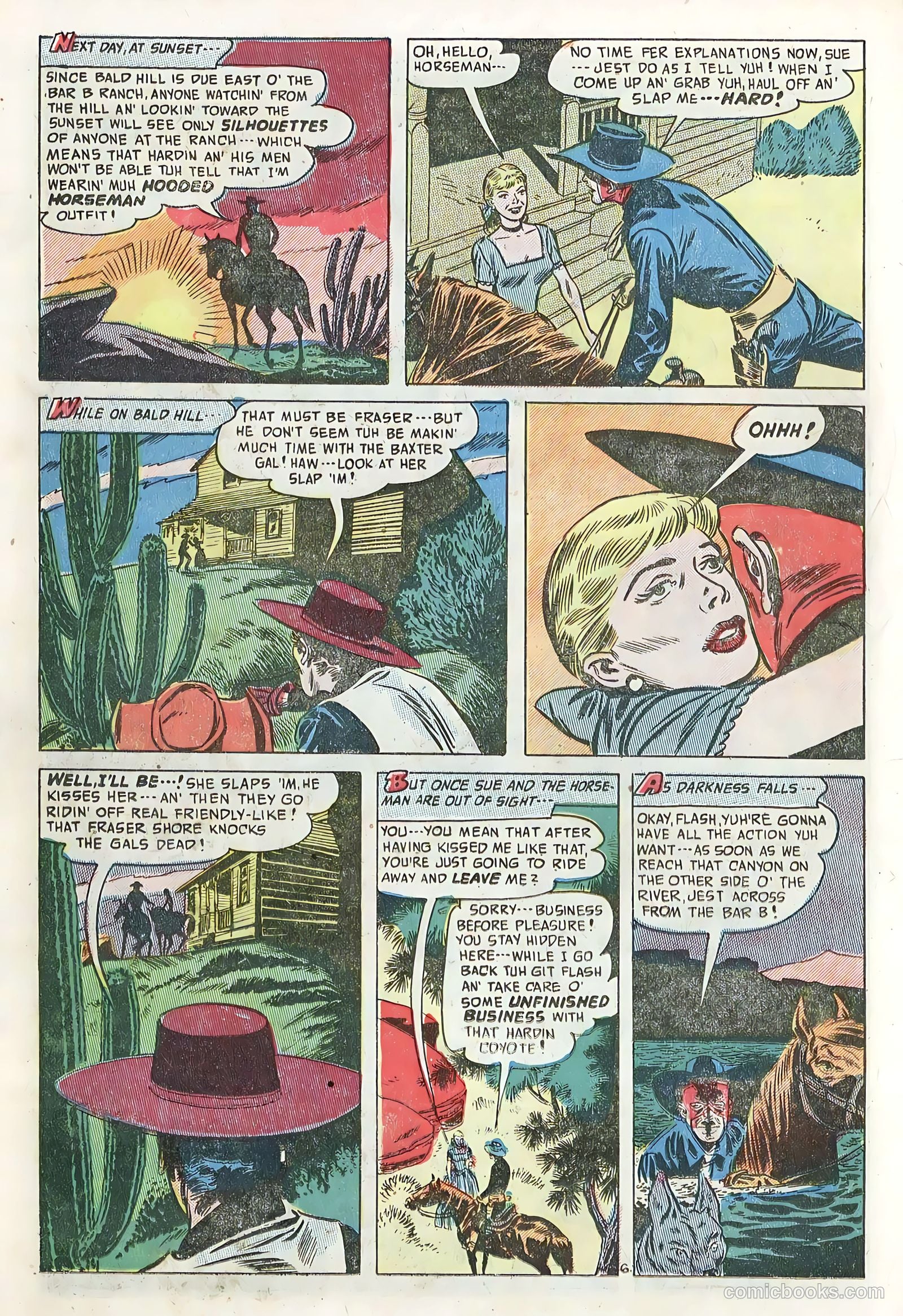 The Hooded Horseman #27 (1953) — page 22 of 36
