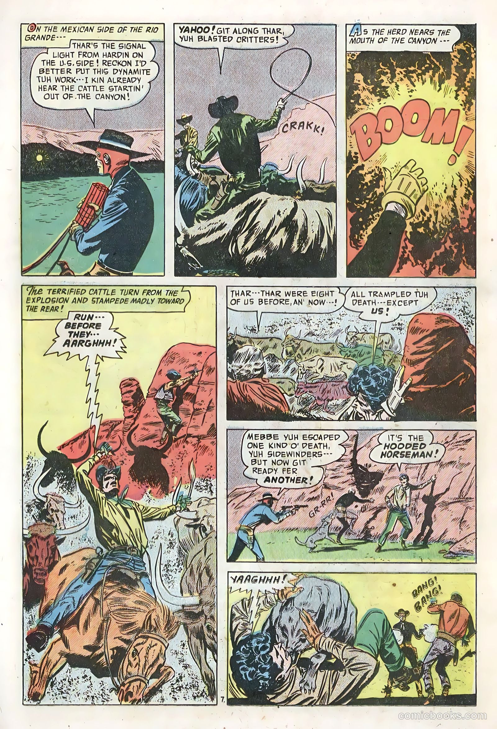 The Hooded Horseman #27 (1953) — page 23 of 36