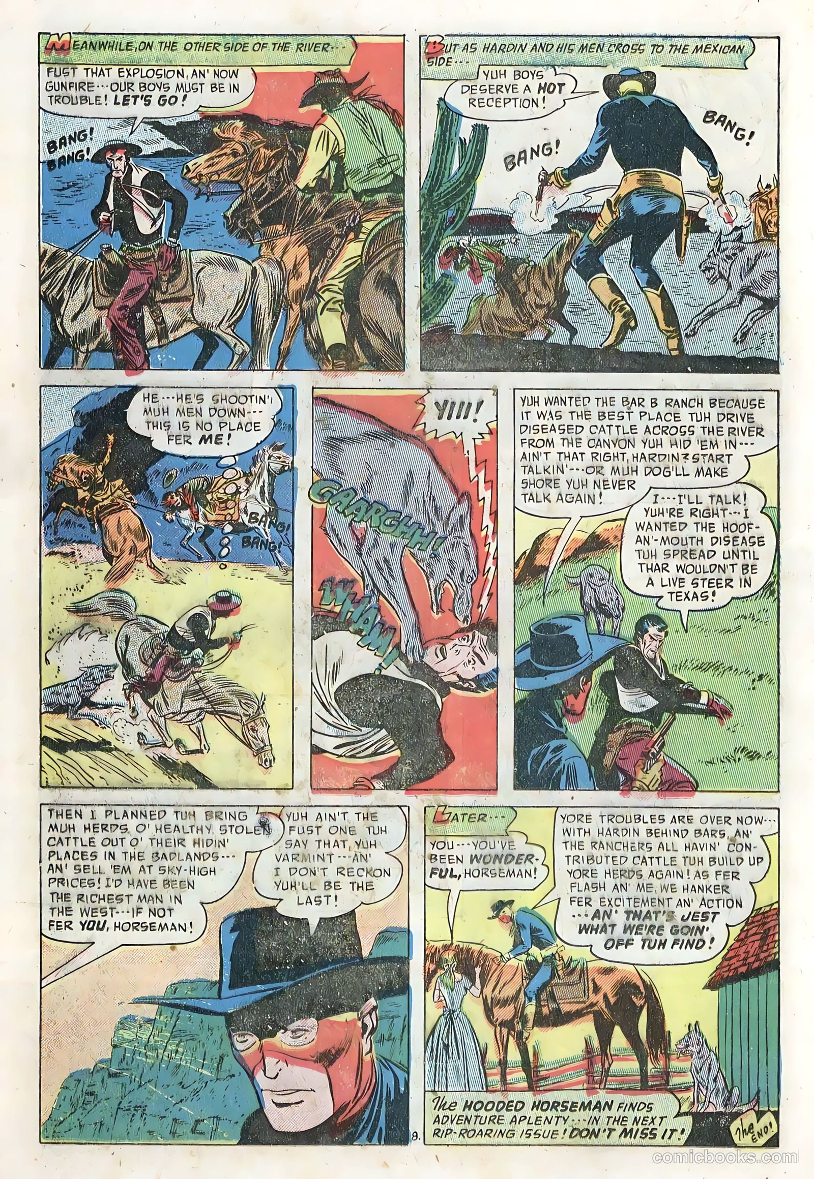 The Hooded Horseman #27 (1953) — page 24 of 36