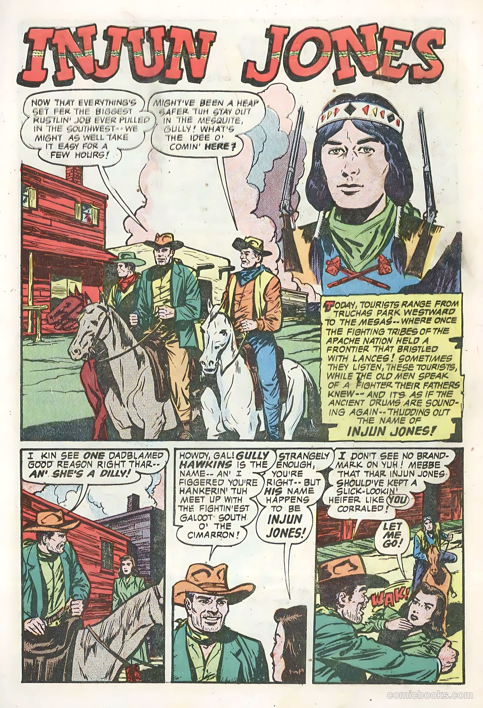The Hooded Horseman #27 (1953) — page 27 of 36