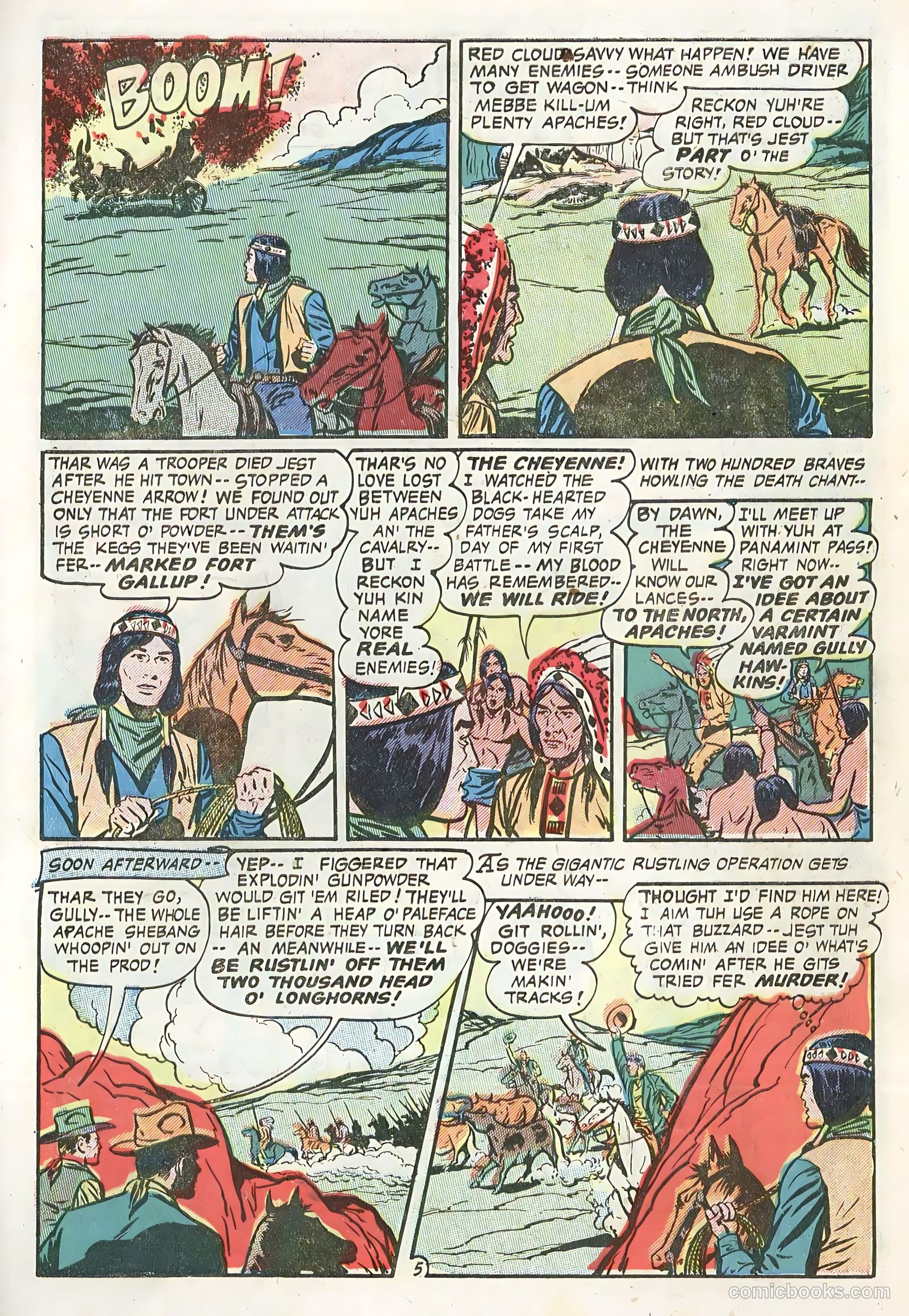 The Hooded Horseman #27 (1953) — page 31 of 36