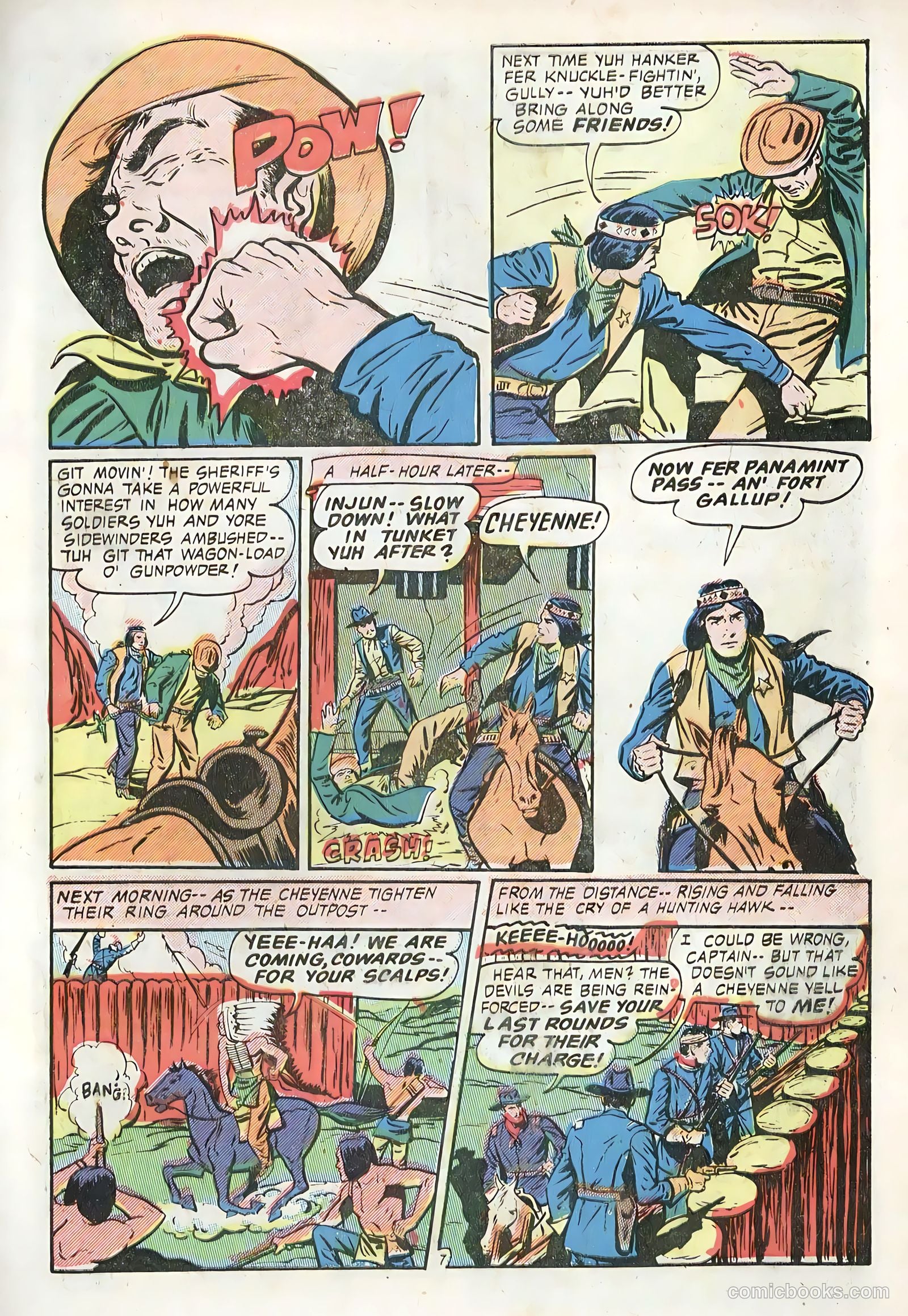 The Hooded Horseman #27 (1953) — page 33 of 36
