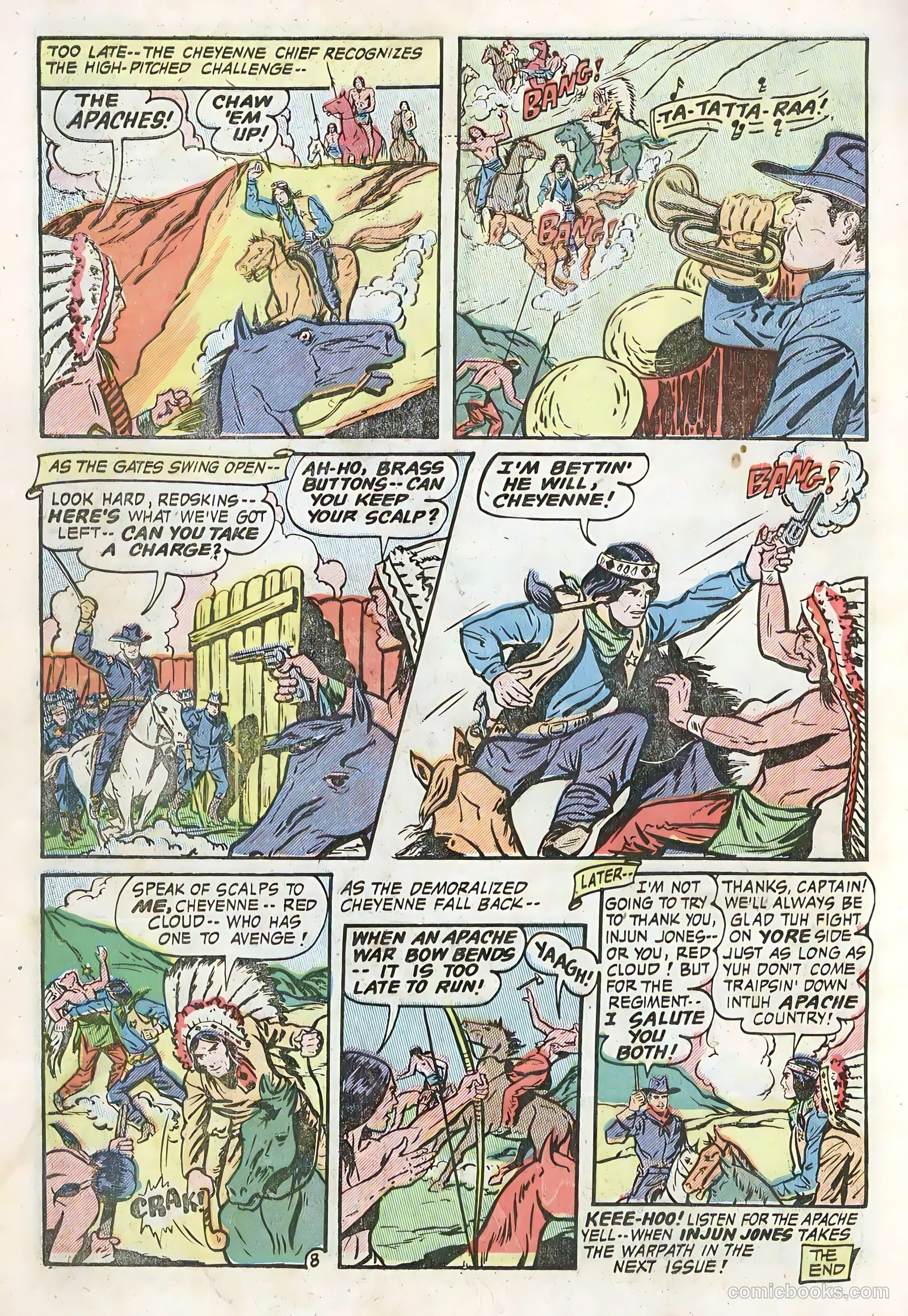 The Hooded Horseman #27 (1953) — page 34 of 36