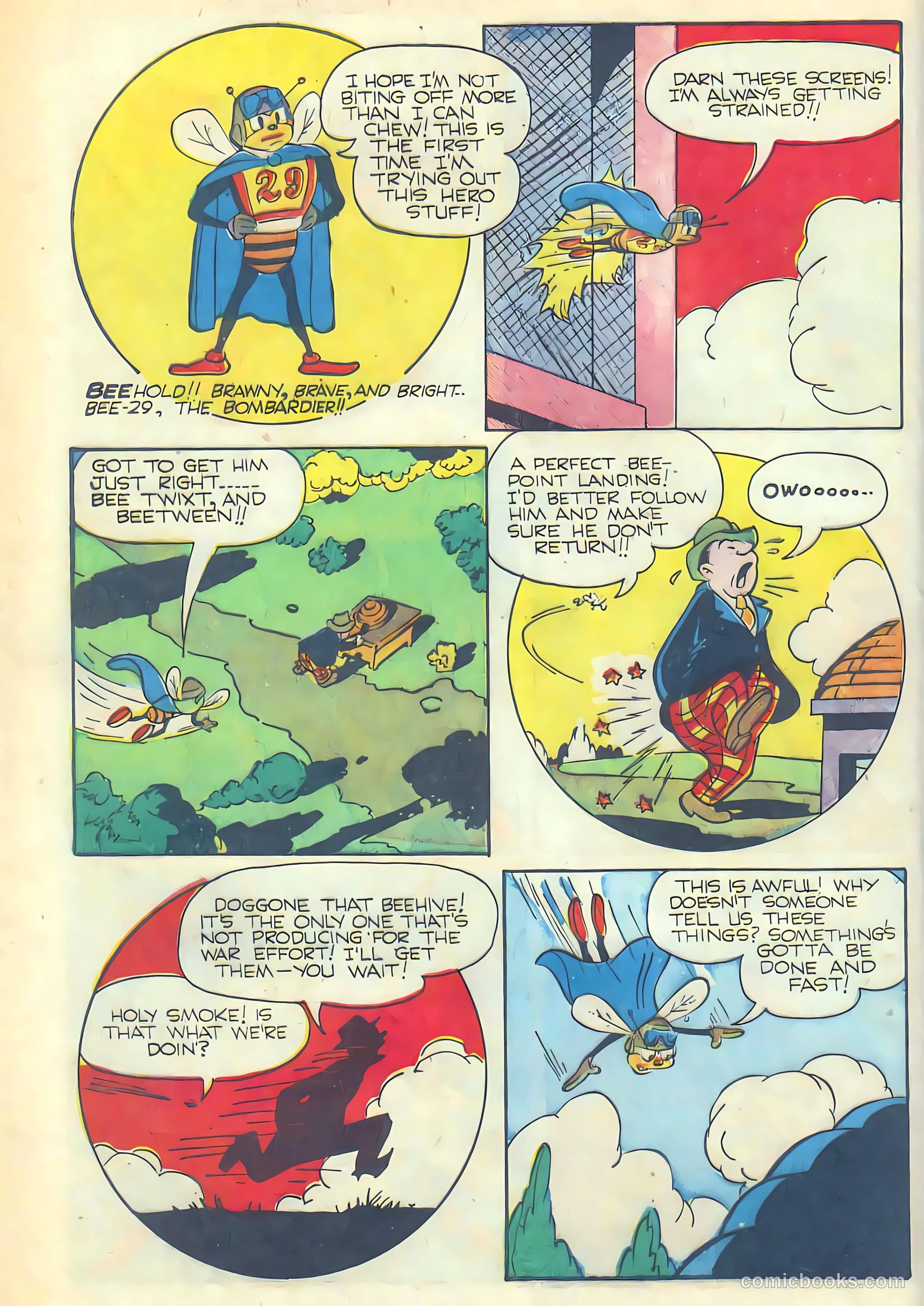 Bee 29 the Bombardier #1 (1945) — page 6 of 48