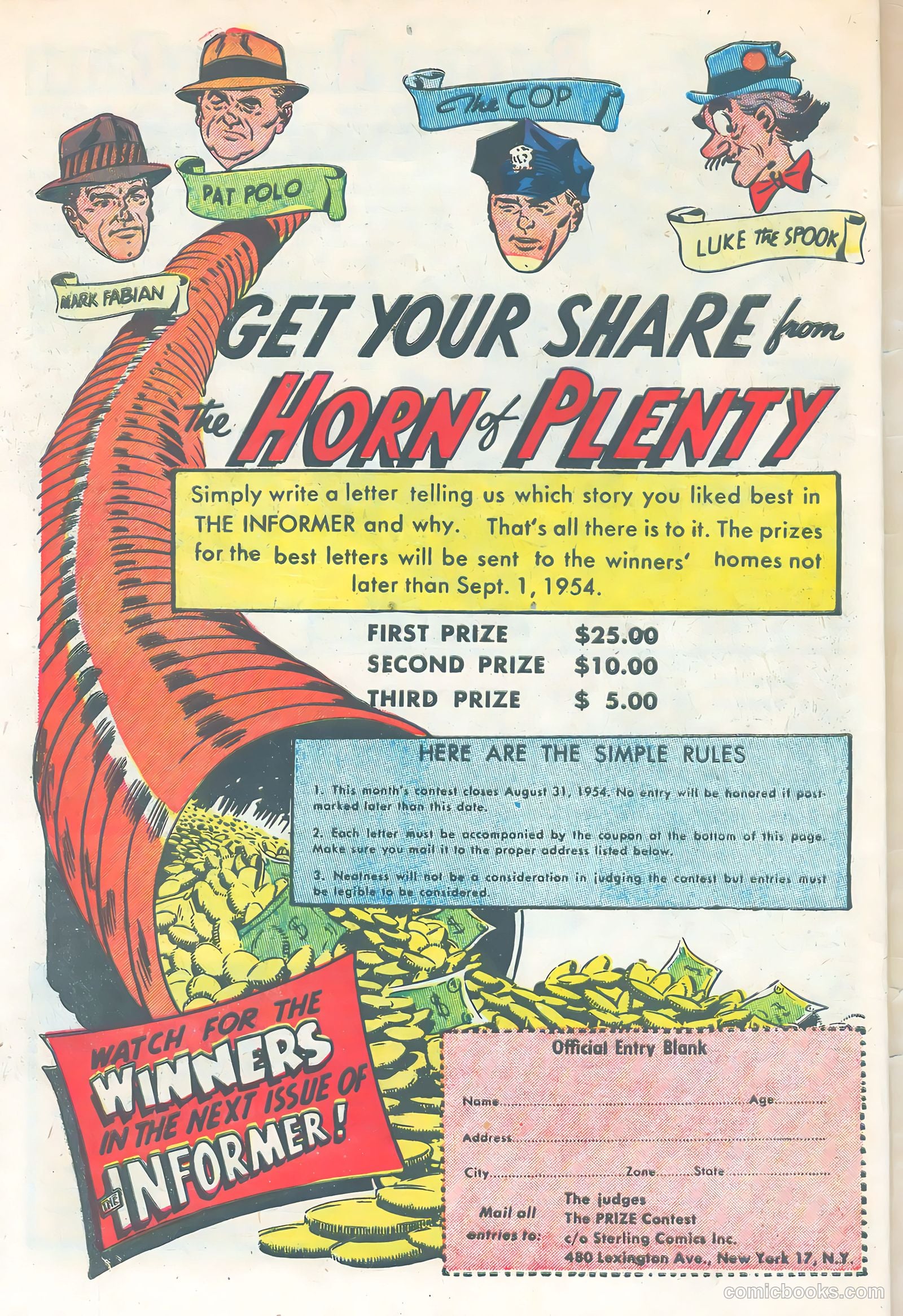 The Informer #3 (1954) — page 34 of 36