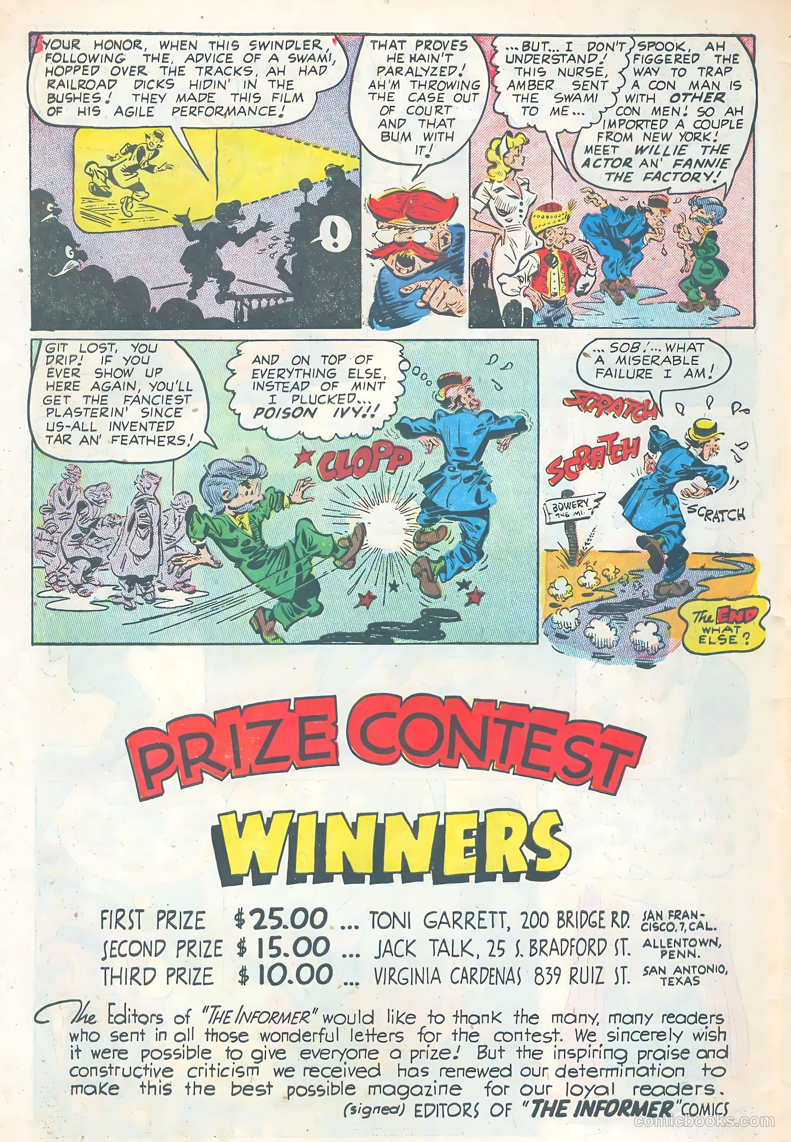 The Informer #5 (1954) — page 32 of 36