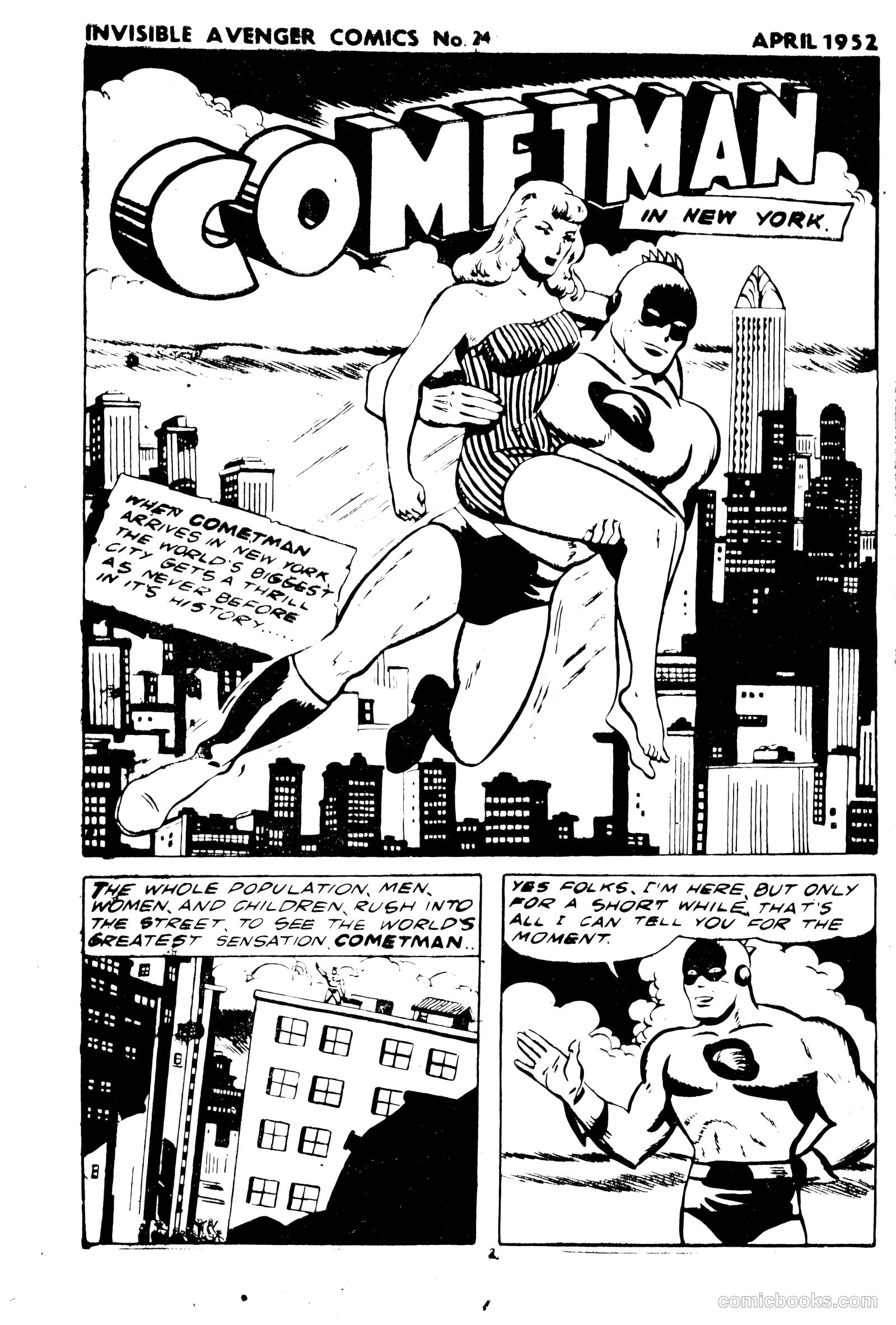 The Invisible Avenger #24 (1952) — page 2 of 24