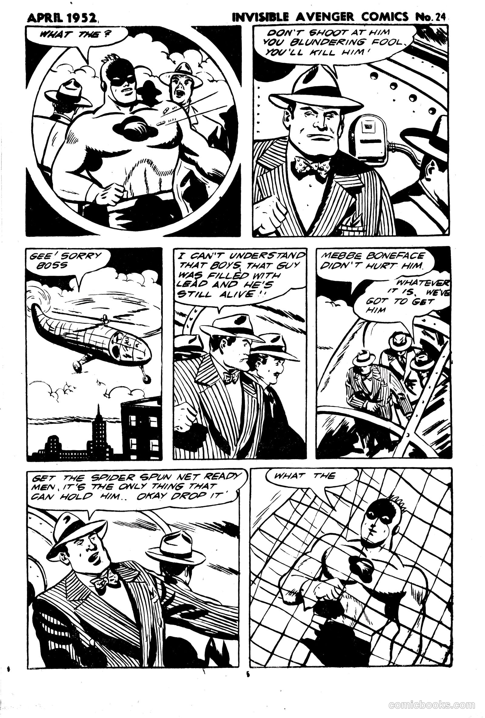 The Invisible Avenger #24 (1952) — page 5 of 24
