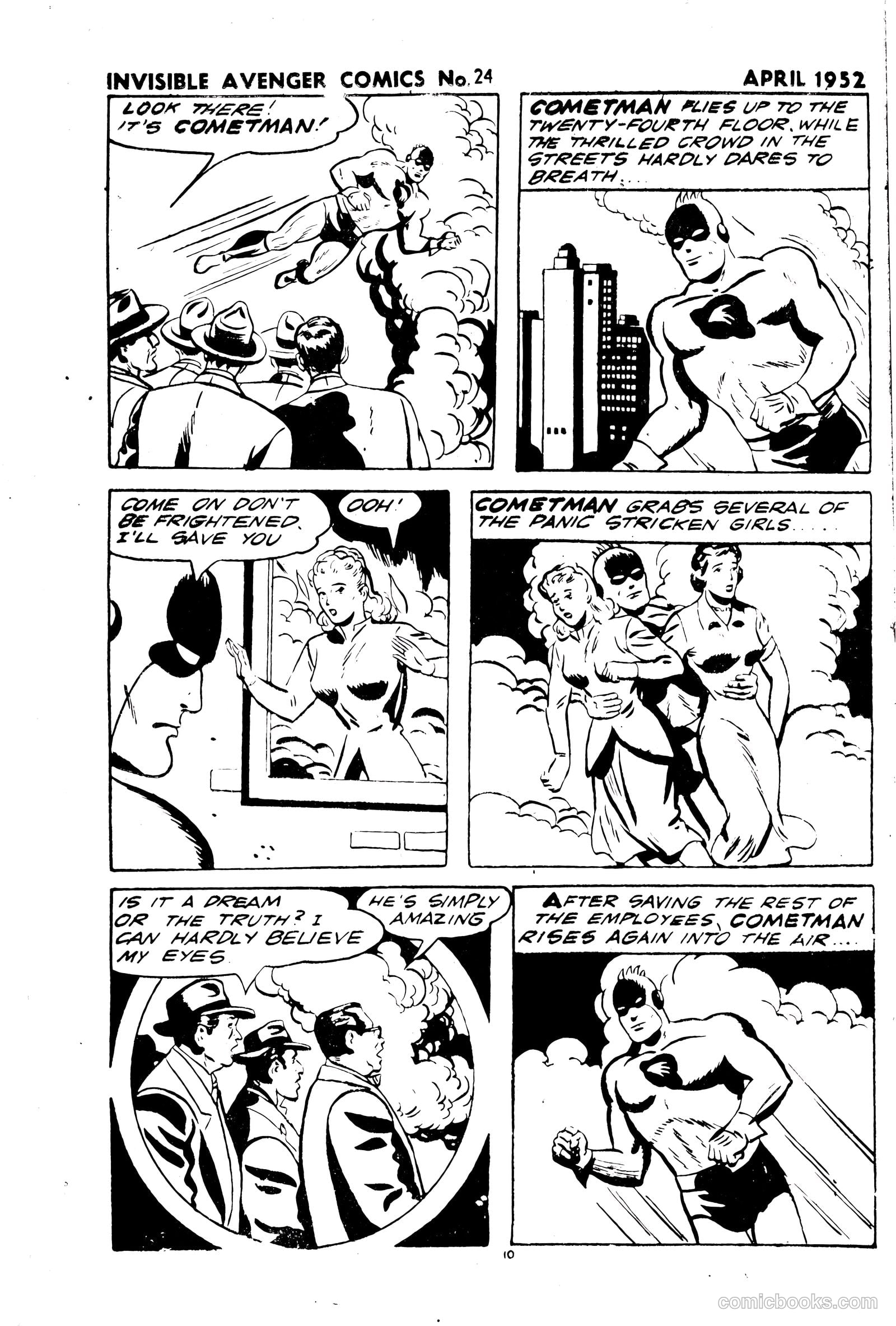 The Invisible Avenger #24 (1952) — page 10 of 24