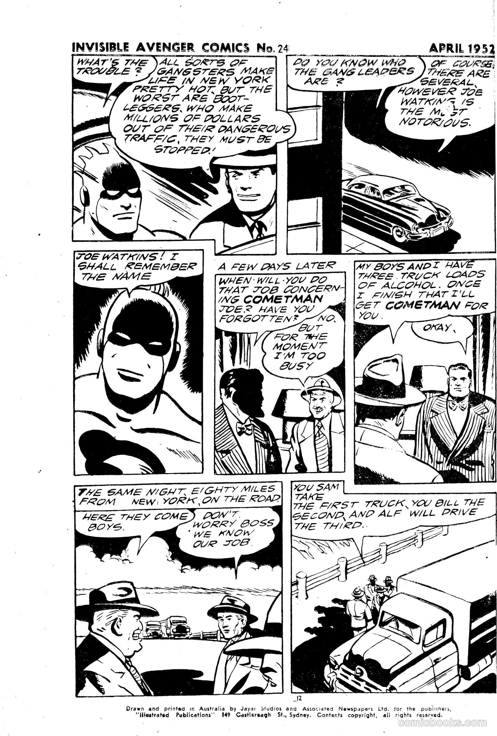 The Invisible Avenger #24 (1952) — page 12 of 24