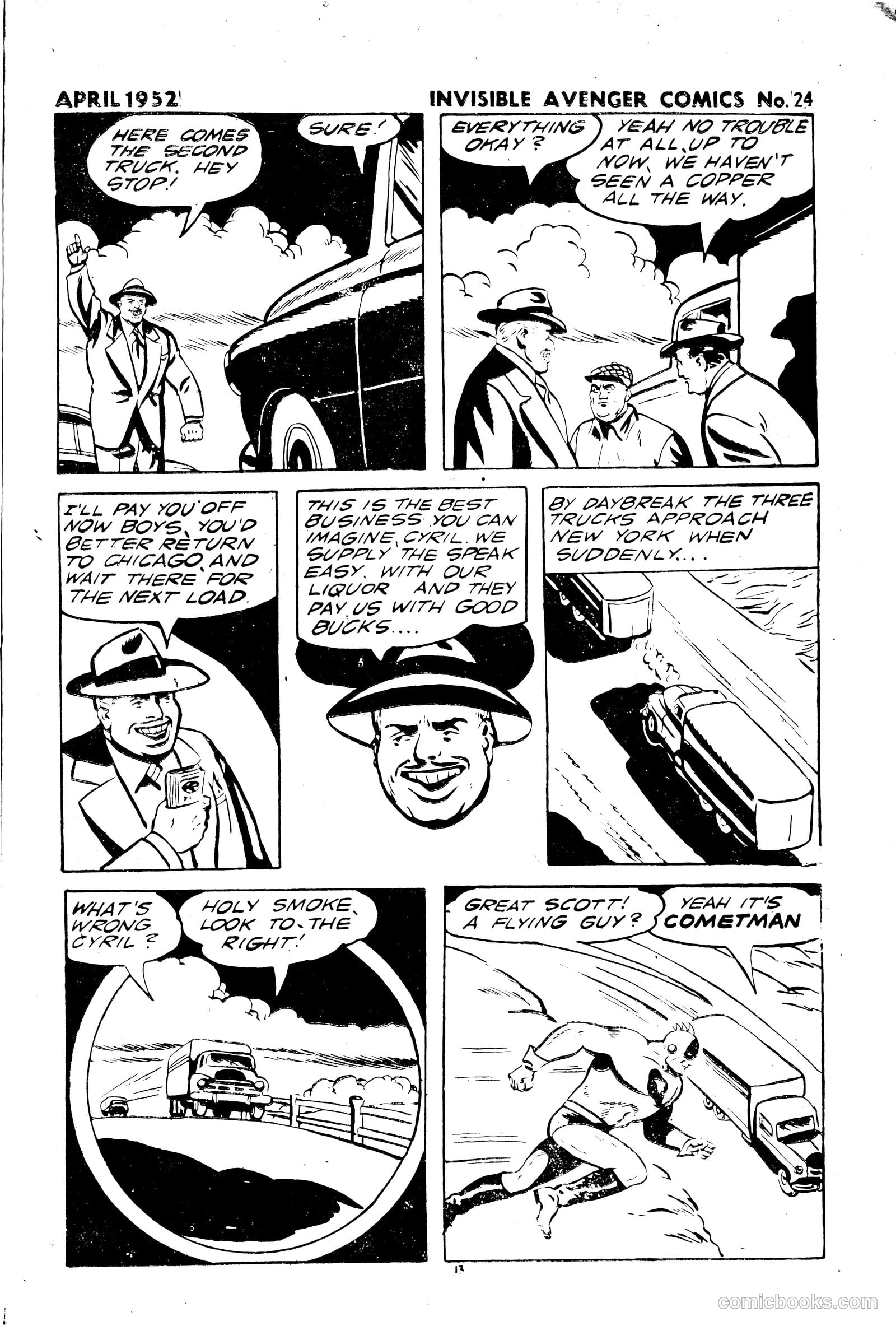 The Invisible Avenger #24 (1952) — page 13 of 24
