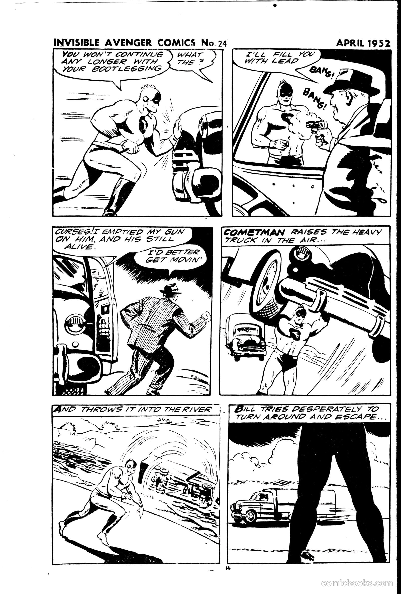 The Invisible Avenger #24 (1952) — page 14 of 24