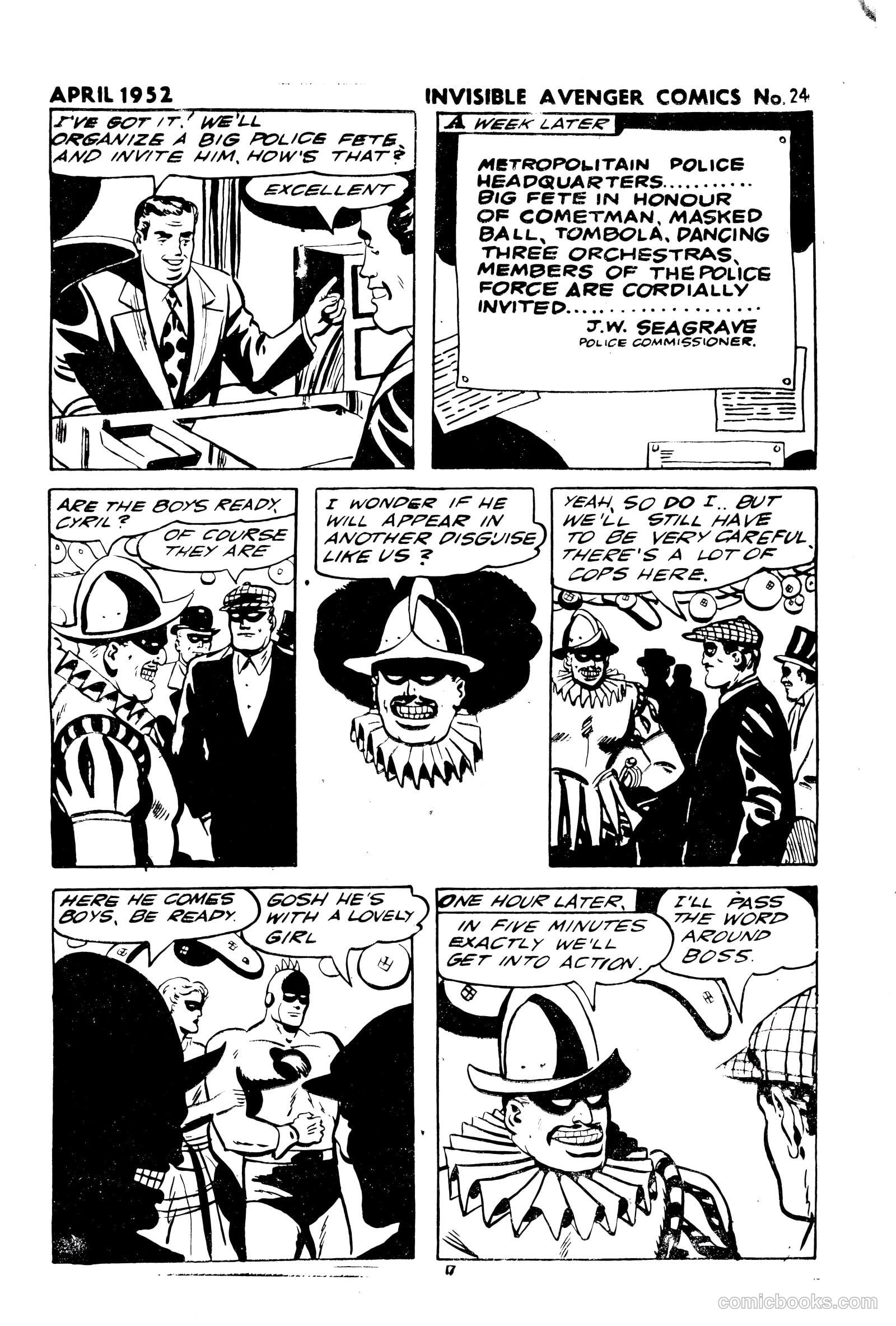The Invisible Avenger #24 (1952) — page 17 of 24