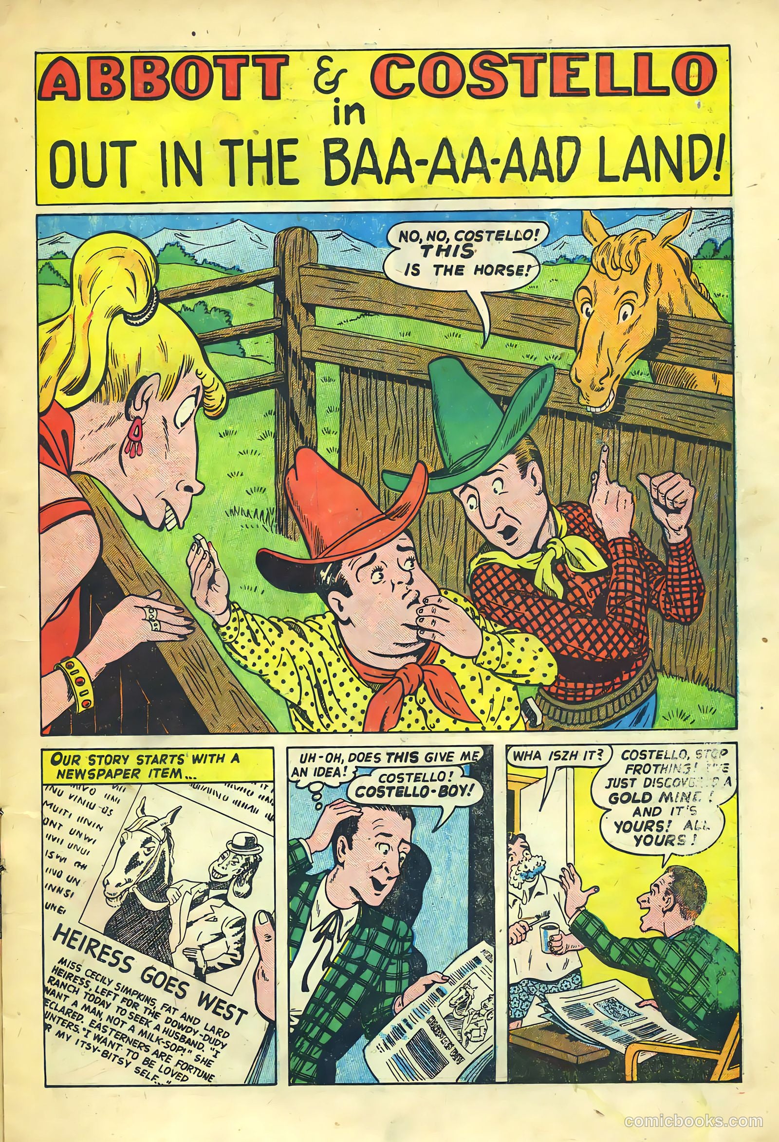 Abbott and Costello Comics #9 (1950) — page 15 of 36