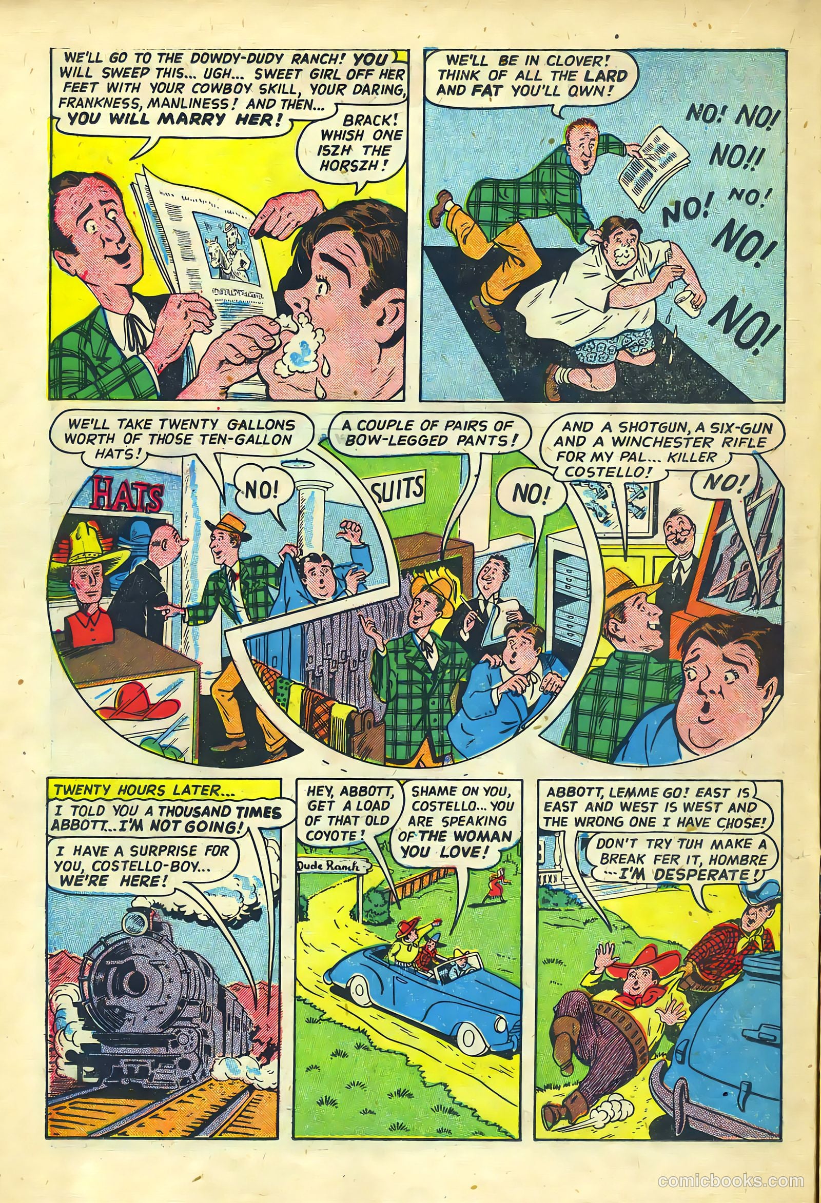Abbott and Costello Comics #9 (1950) — page 16 of 36