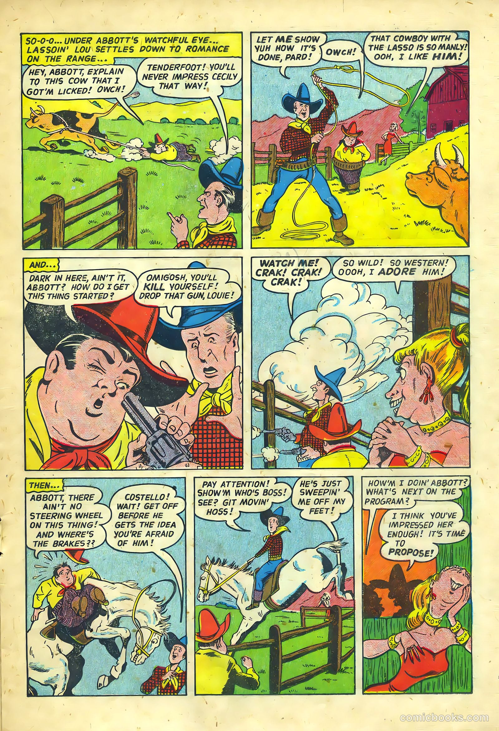 Abbott and Costello Comics #9 (1950) — page 17 of 36