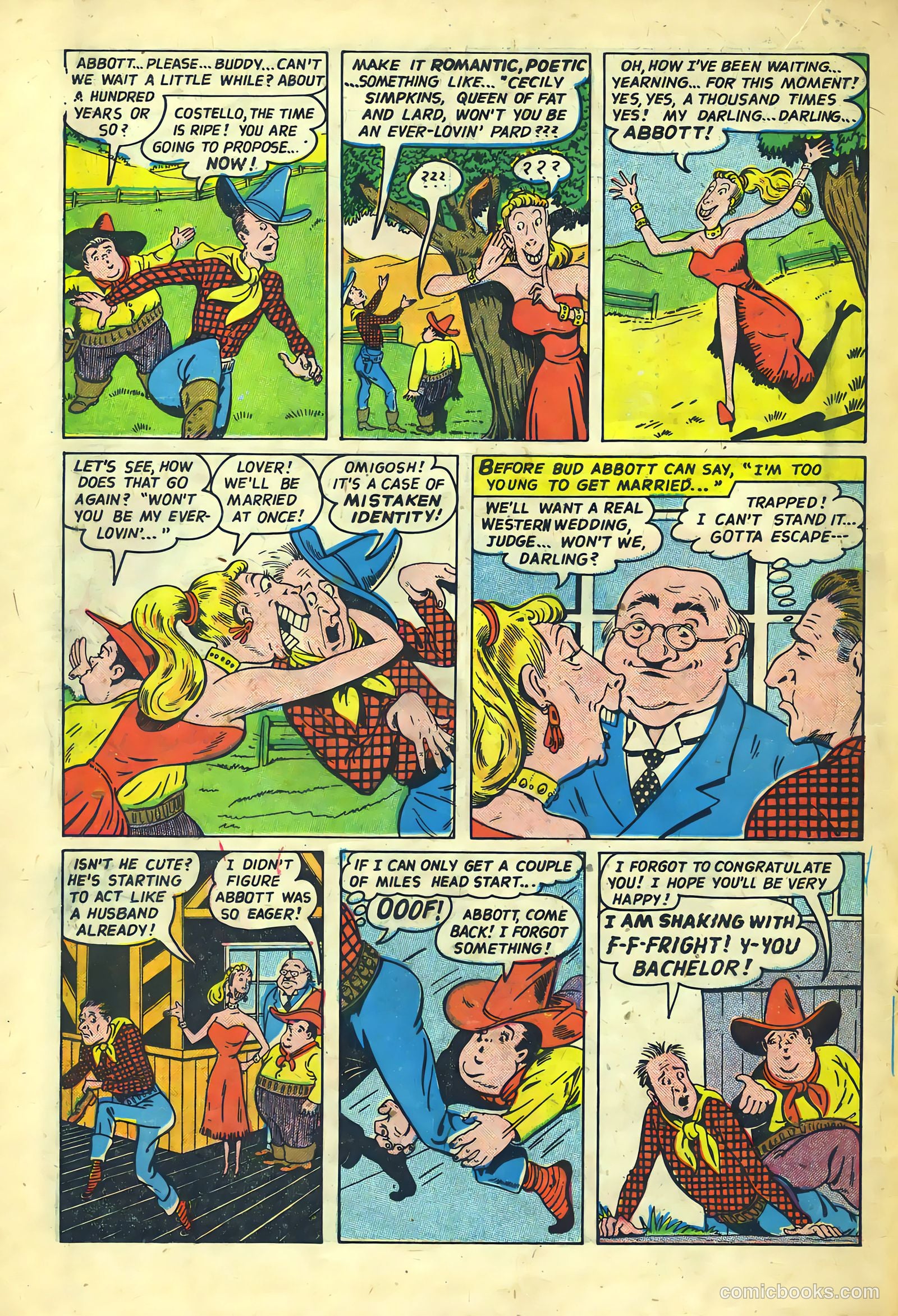 Abbott and Costello Comics #9 (1950) — page 18 of 36