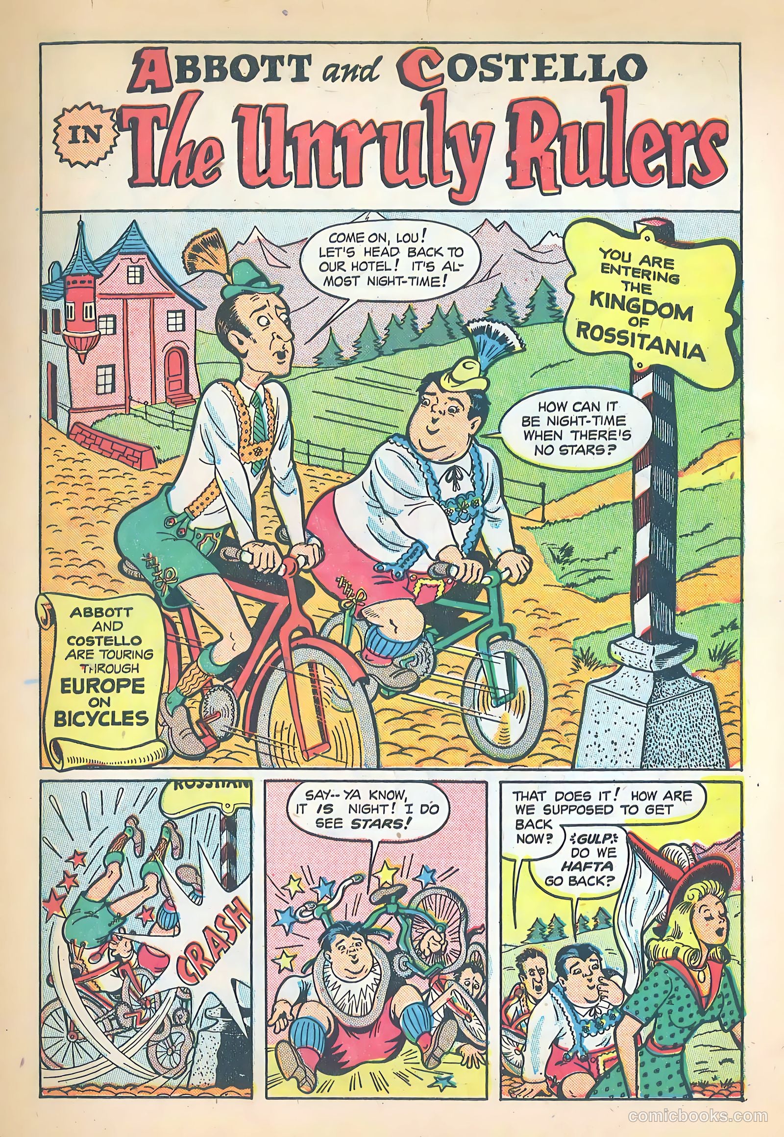 Abbott and Costello Comics #10 (1950) — page 3 of 36