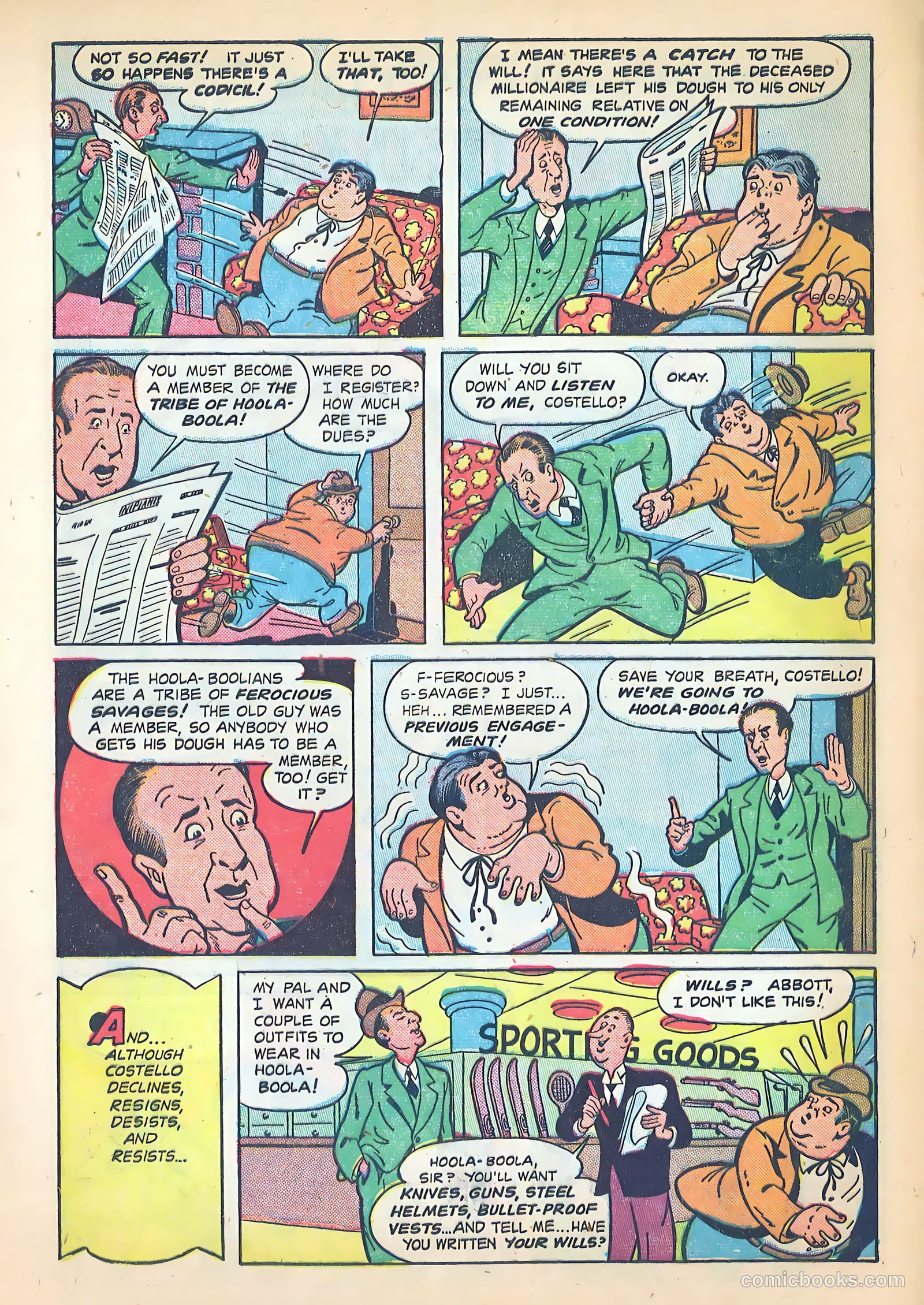 Abbott and Costello Comics #10 (1950) — page 28 of 36