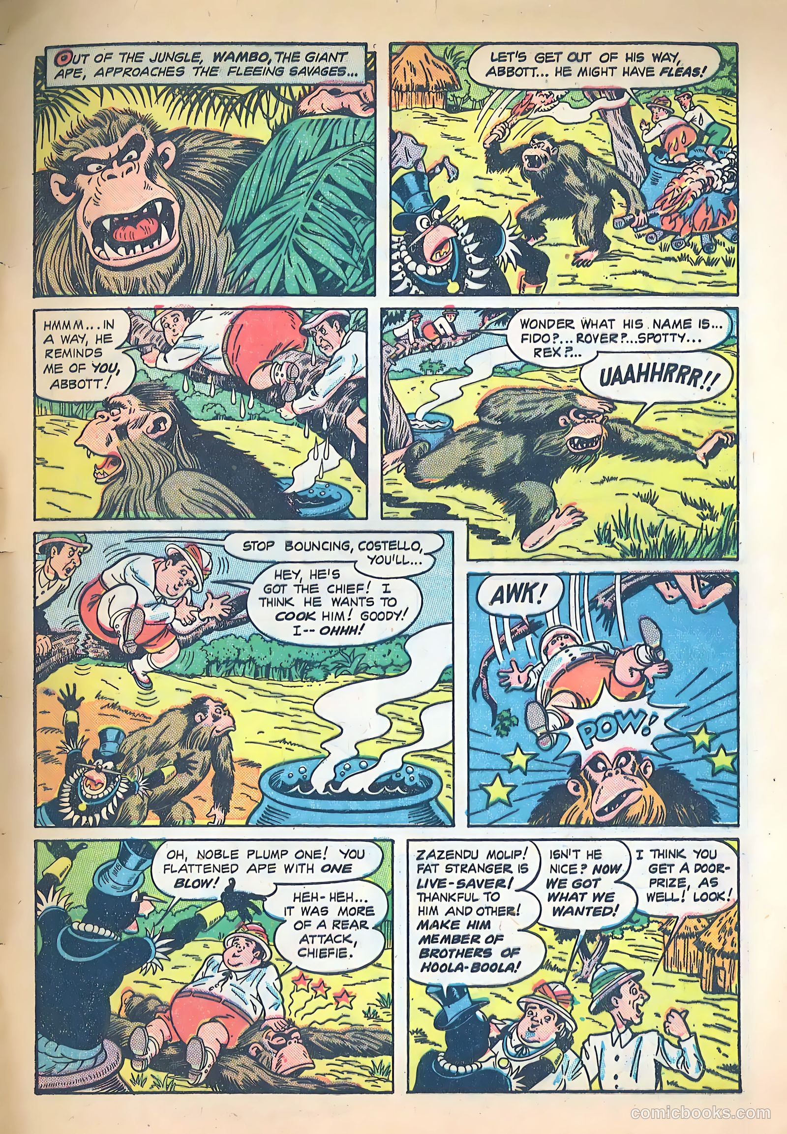 Abbott and Costello Comics #10 (1950) — page 33 of 36