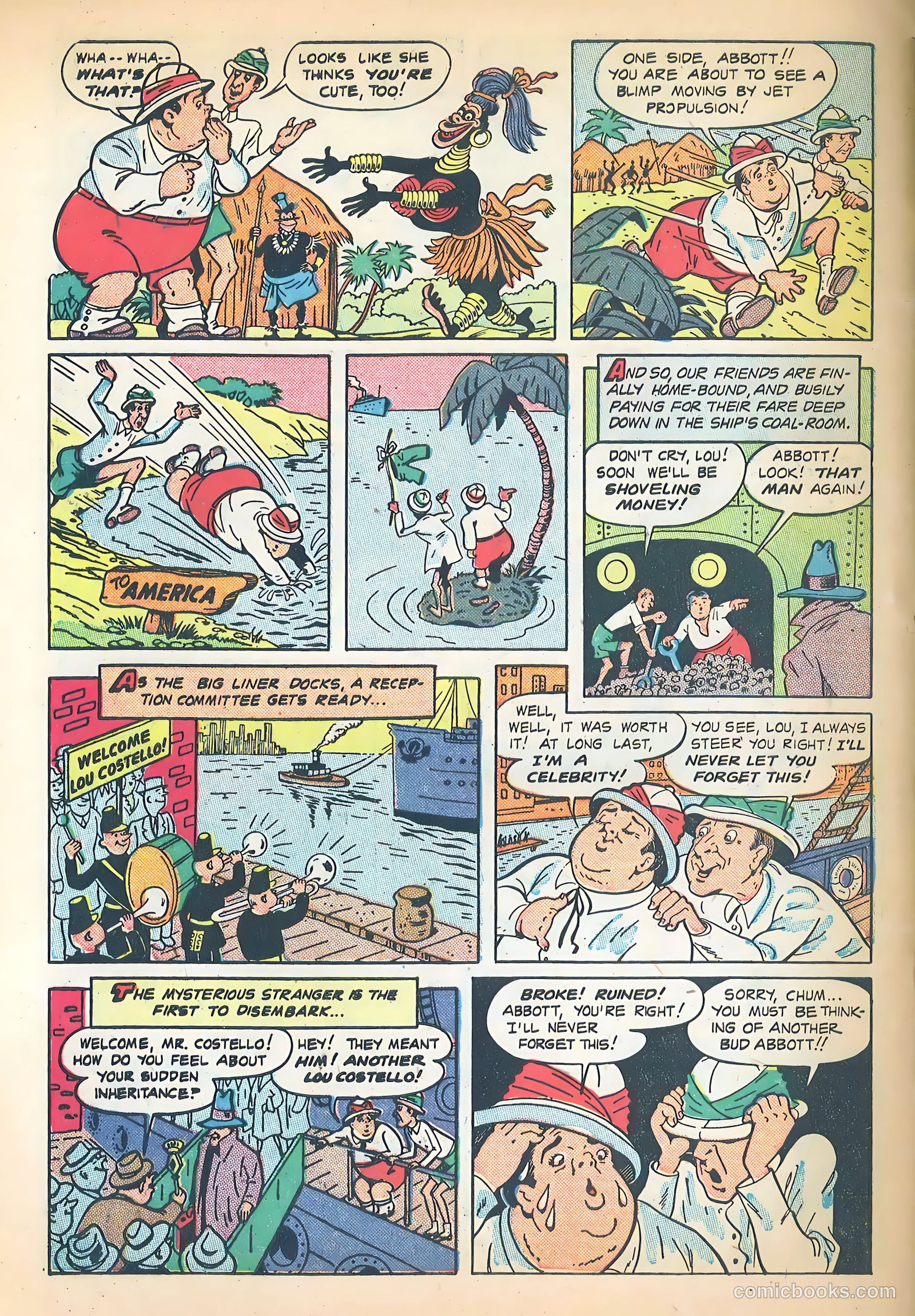 Abbott and Costello Comics #10 (1950) — page 34 of 36