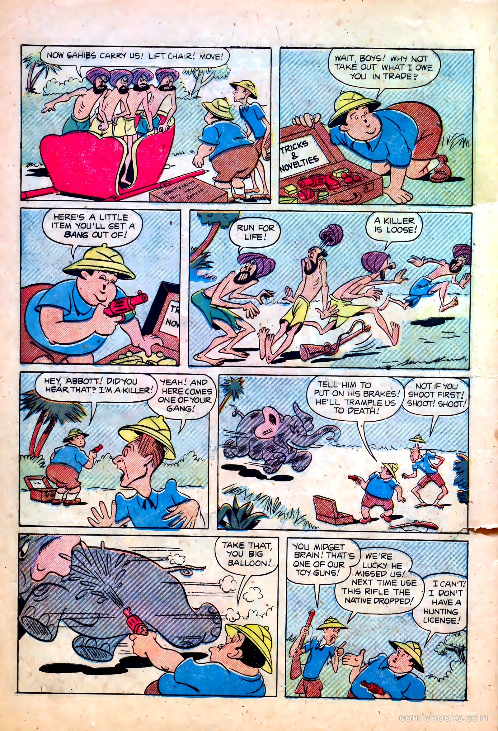 Abbott and Costello Comics #15 (1952) — page 4 of 36