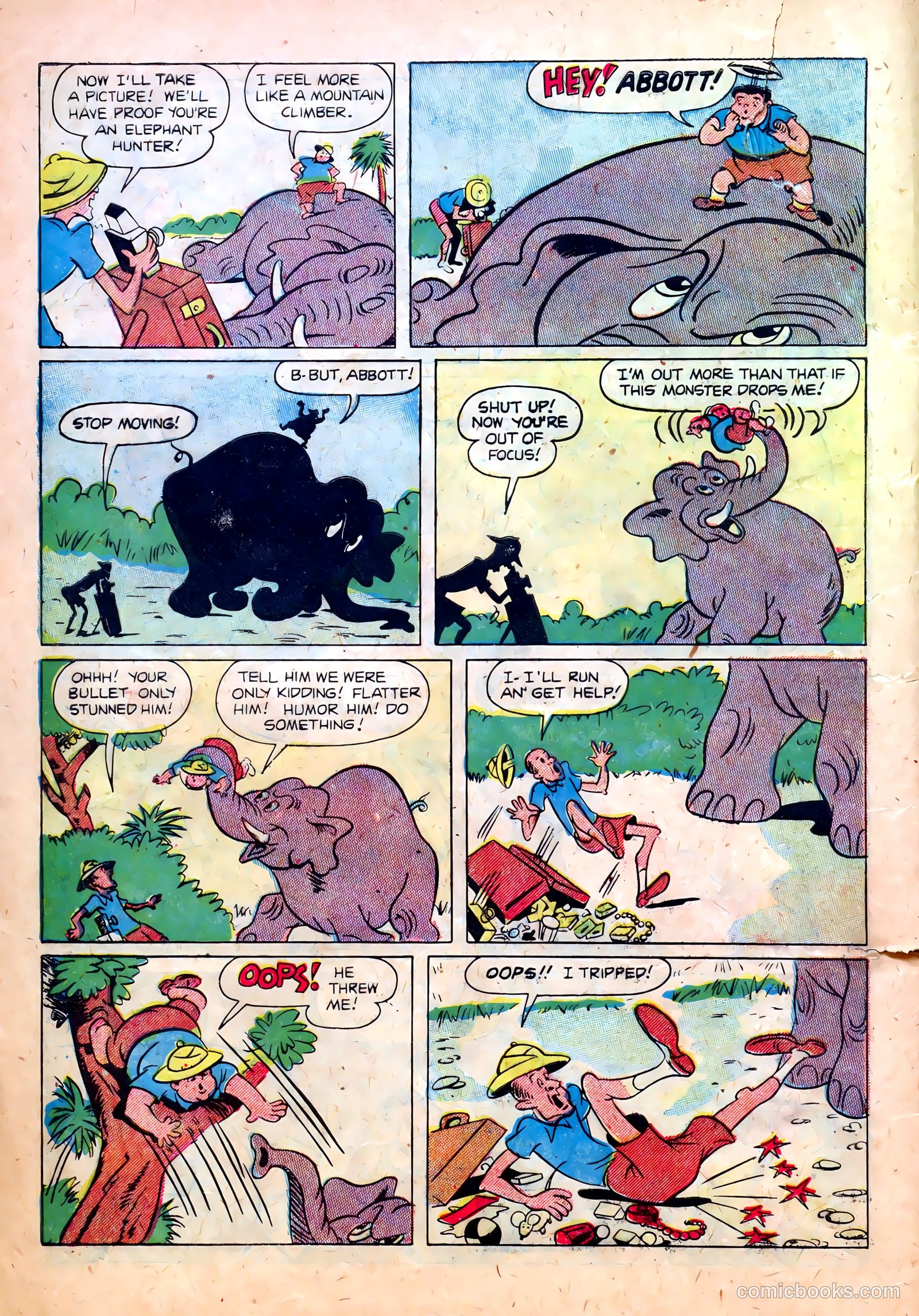 Abbott and Costello Comics #15 (1952) — page 6 of 36