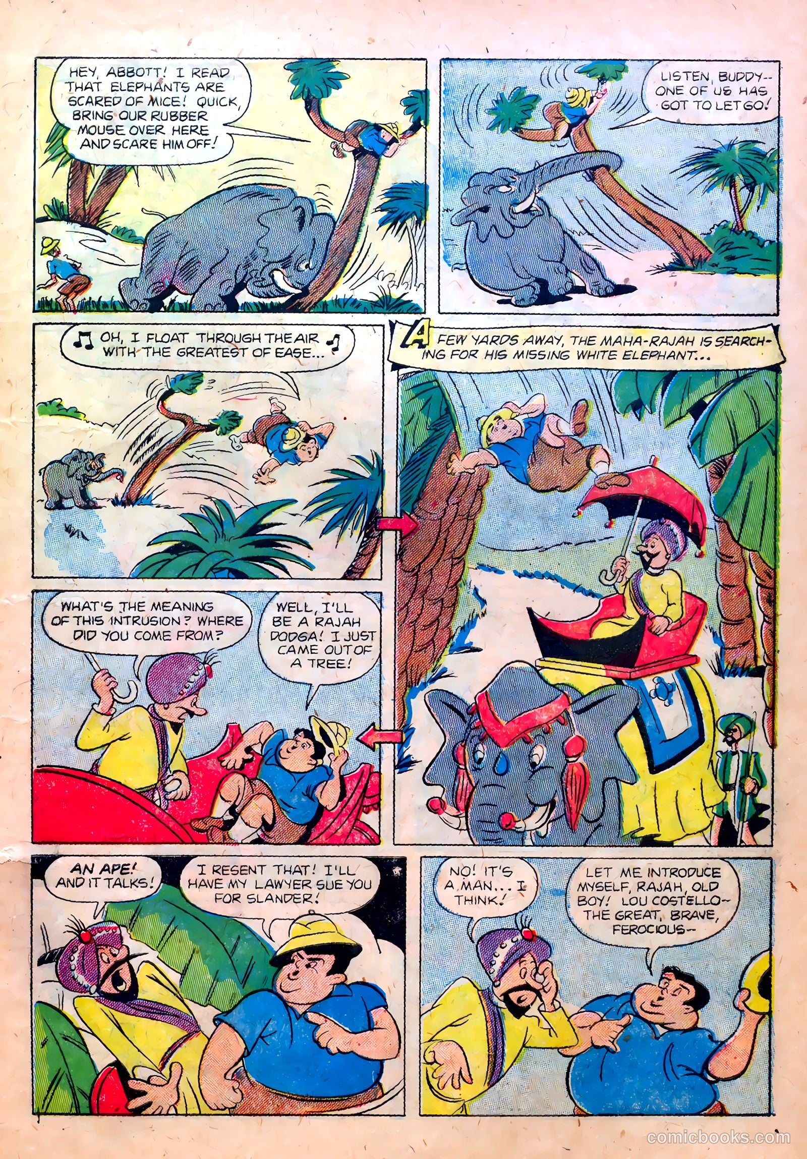 Abbott and Costello Comics #15 (1952) — page 7 of 36