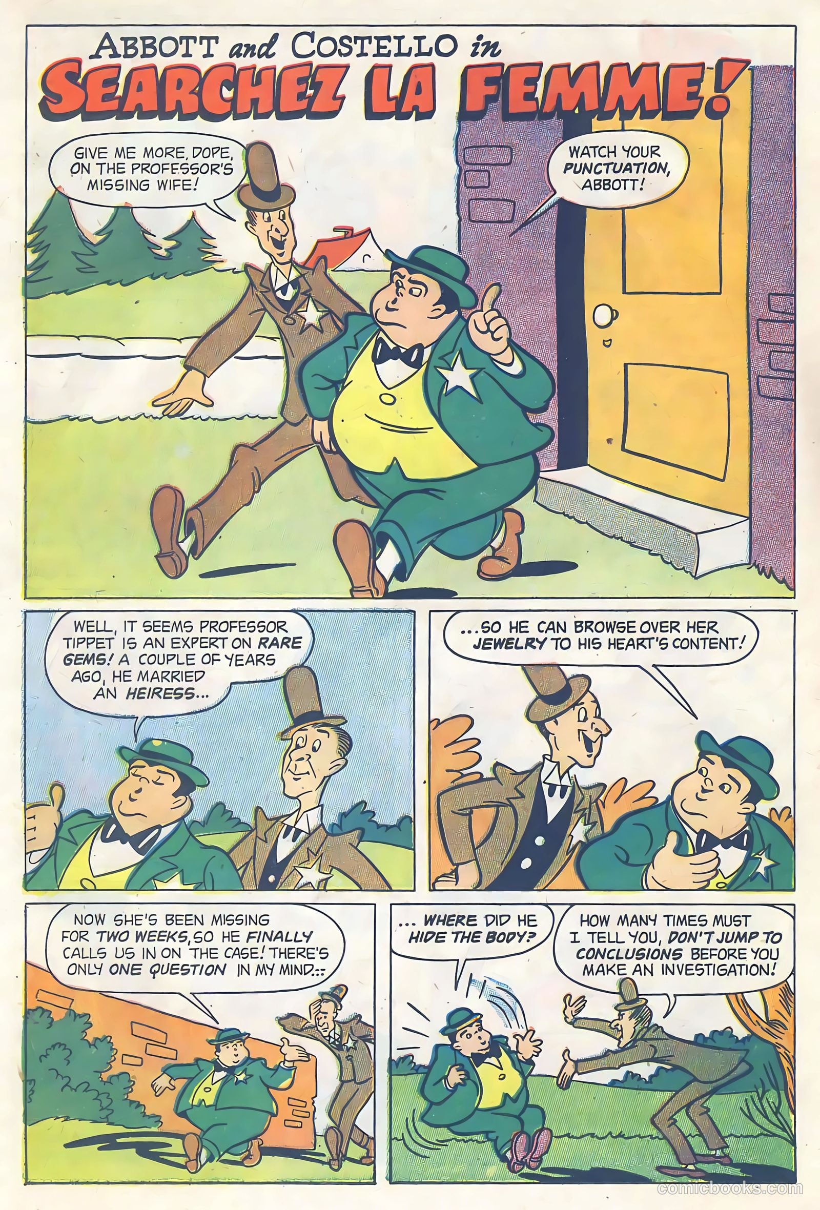 Abbott and Costello Comics #17 (1953) — page 20 of 36
