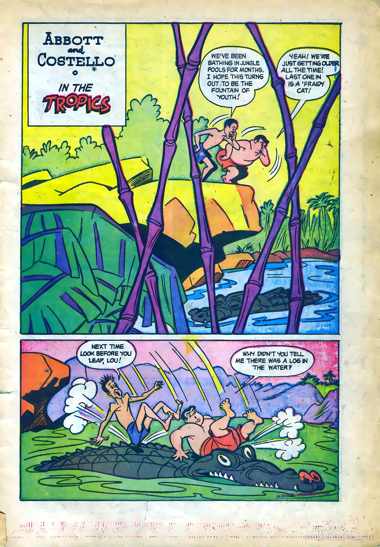 Abbott and Costello Comics #18 (1953) — page 3 of 36