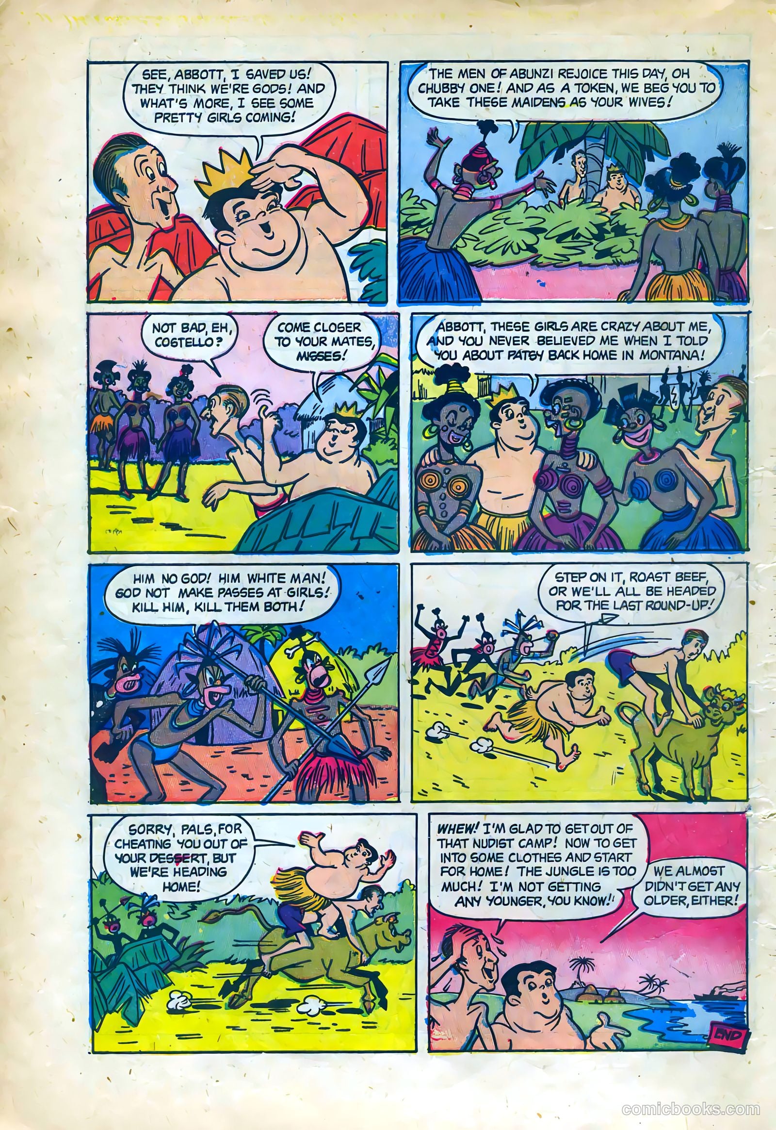 Abbott and Costello Comics #18 (1953) — page 10 of 36