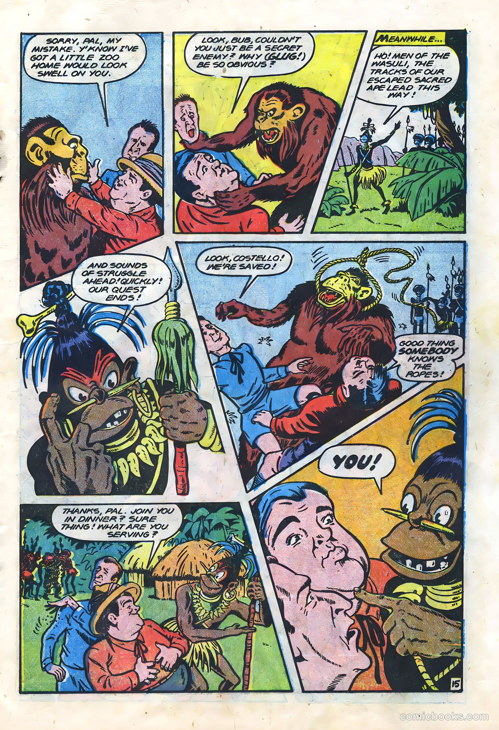 Abbott and Costello Comics #2 (1948) — page 17 of 36