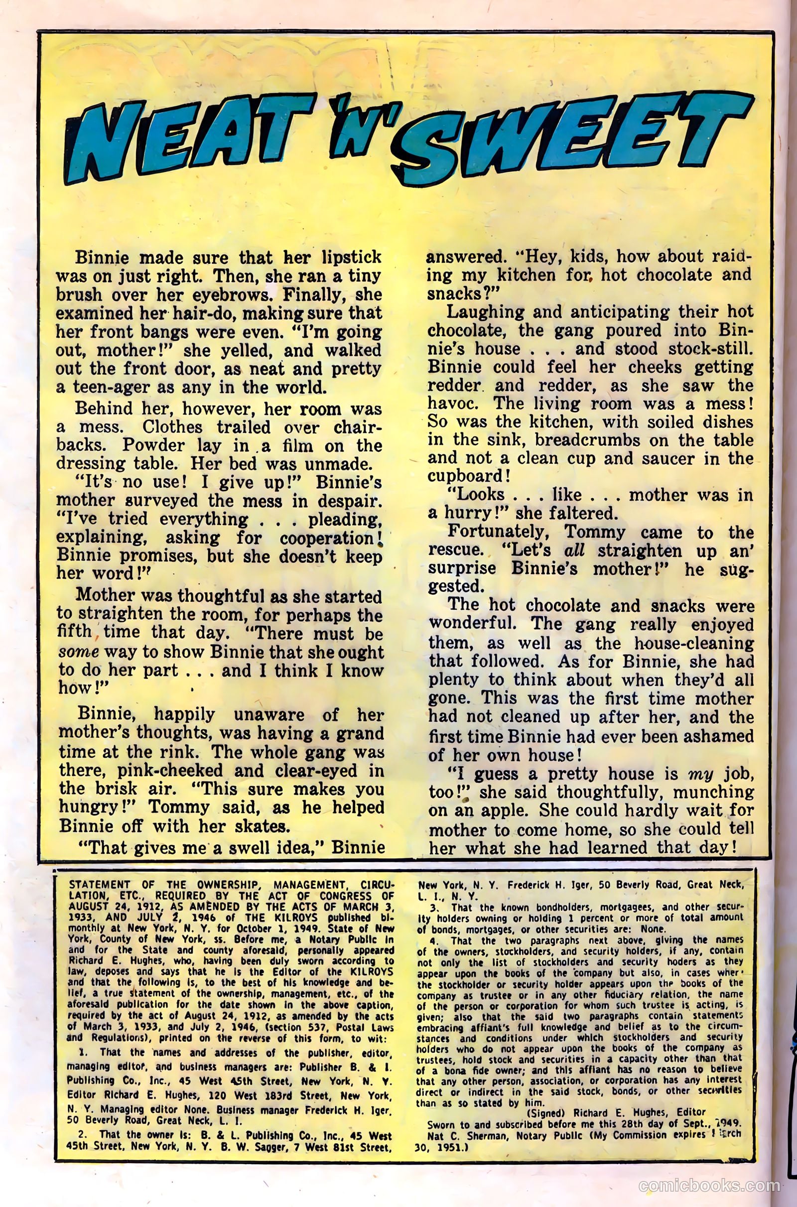 The Kilroys #22 (1950) — page 40 of 52