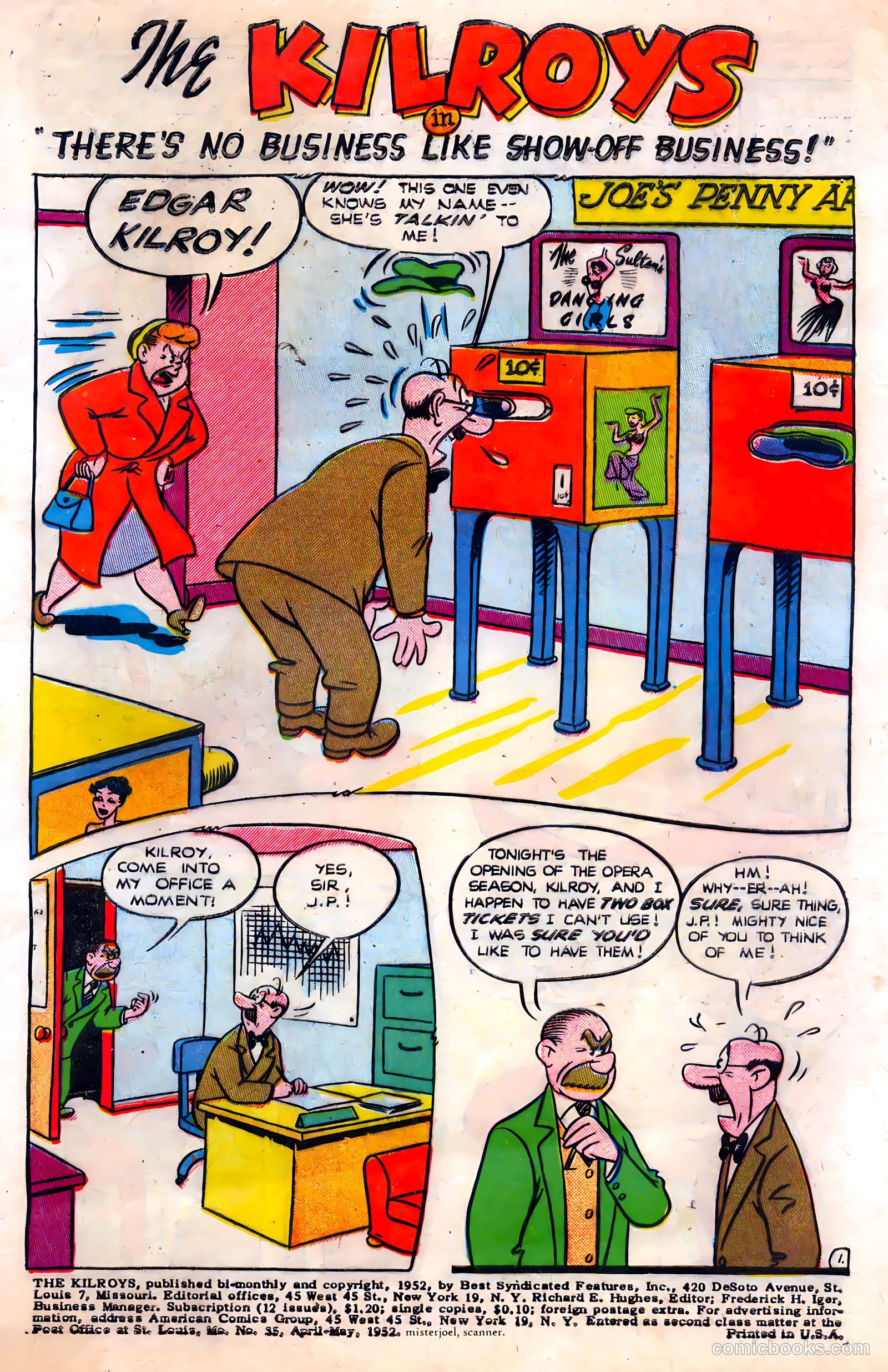 The Kilroys #35 (1952) — page 3 of 35