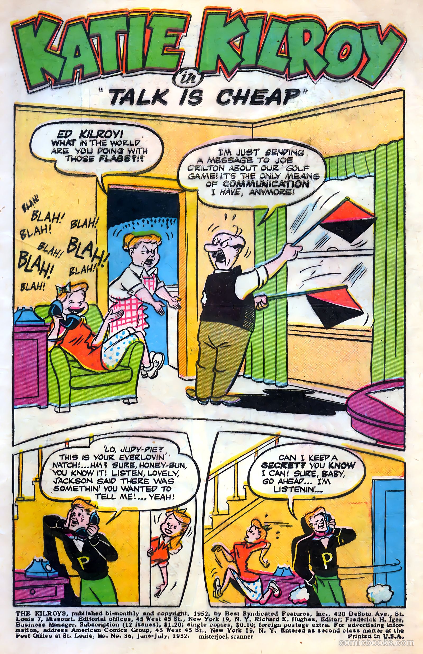 The Kilroys #36 (1952) — page 3 of 36