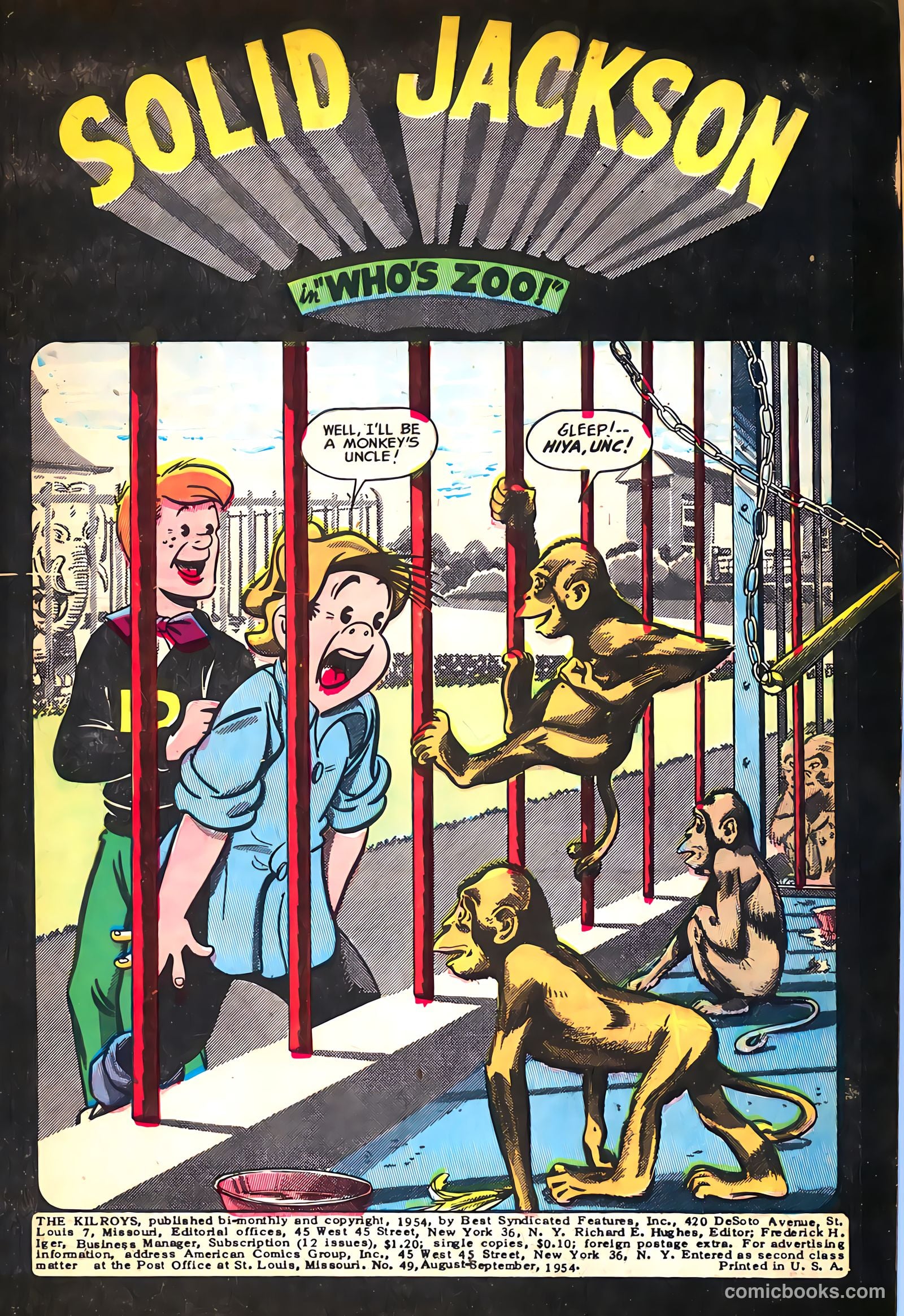 The Kilroys #49 (1954) — page 3 of 36