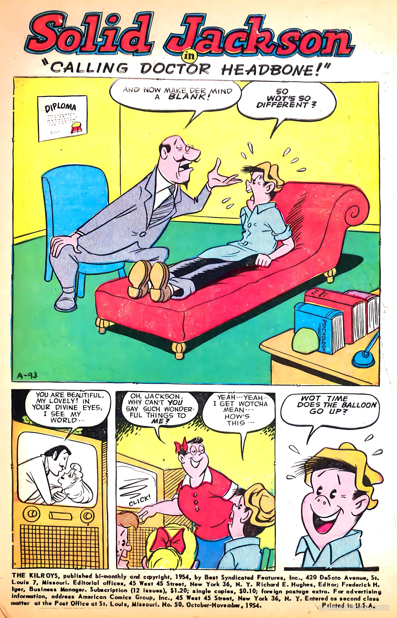 The Kilroys #50 (1954) — page 3 of 36