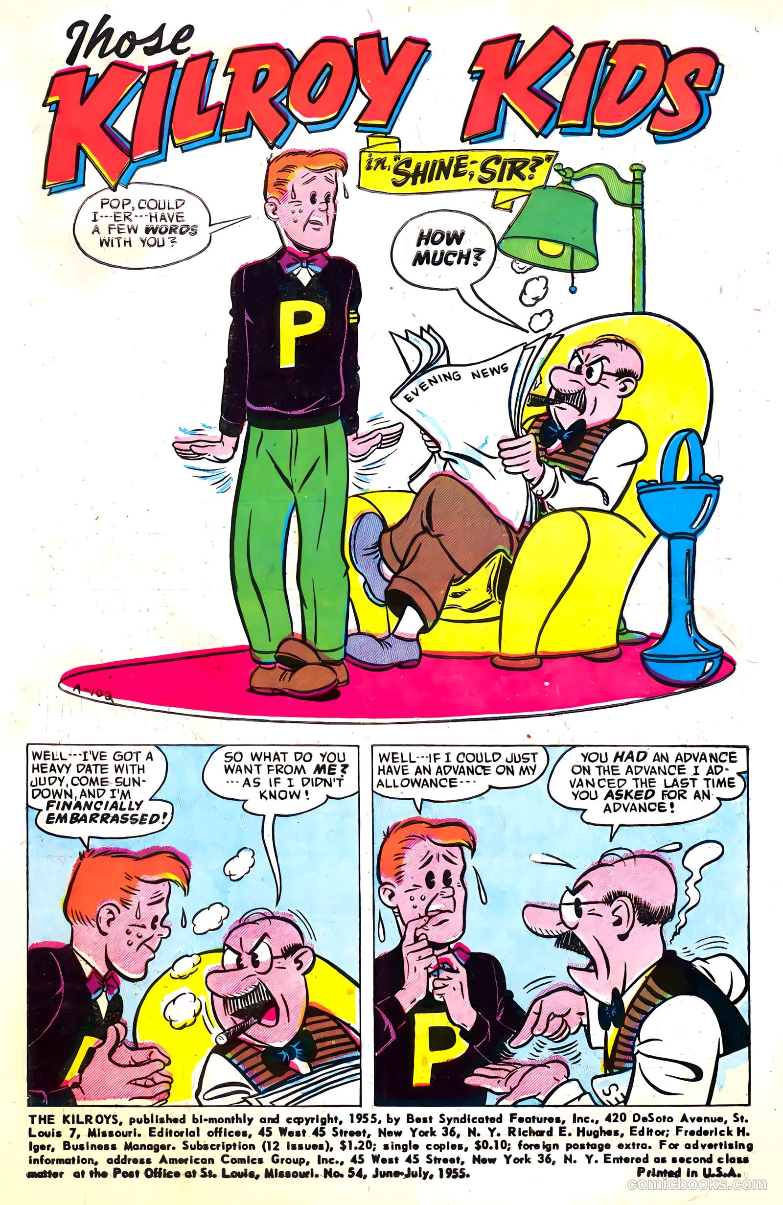 The Kilroys #54 (1955) — page 3 of 36