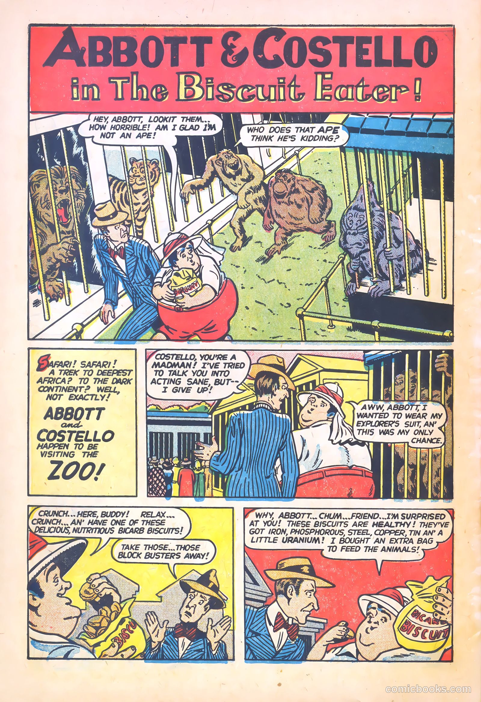 Abbott and Costello Comics #28 (1955) — page 30 of 36